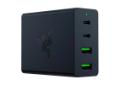 نمای از بقل پورت های شارژر ریزر مدل-Razer USB-C GAN CHARGER
