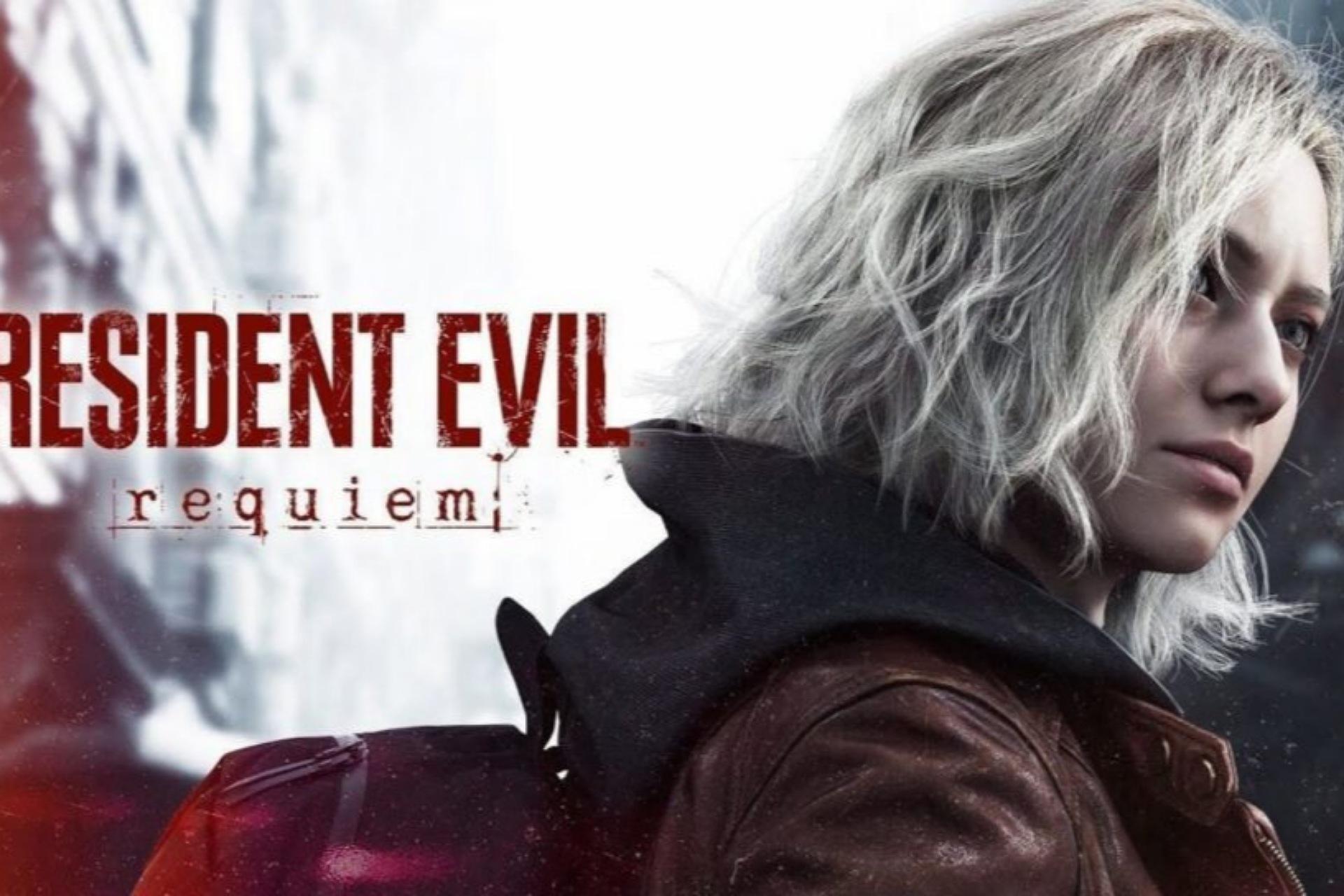 گریس اشکرافت در پوستر بازی Resident Evil Requiem