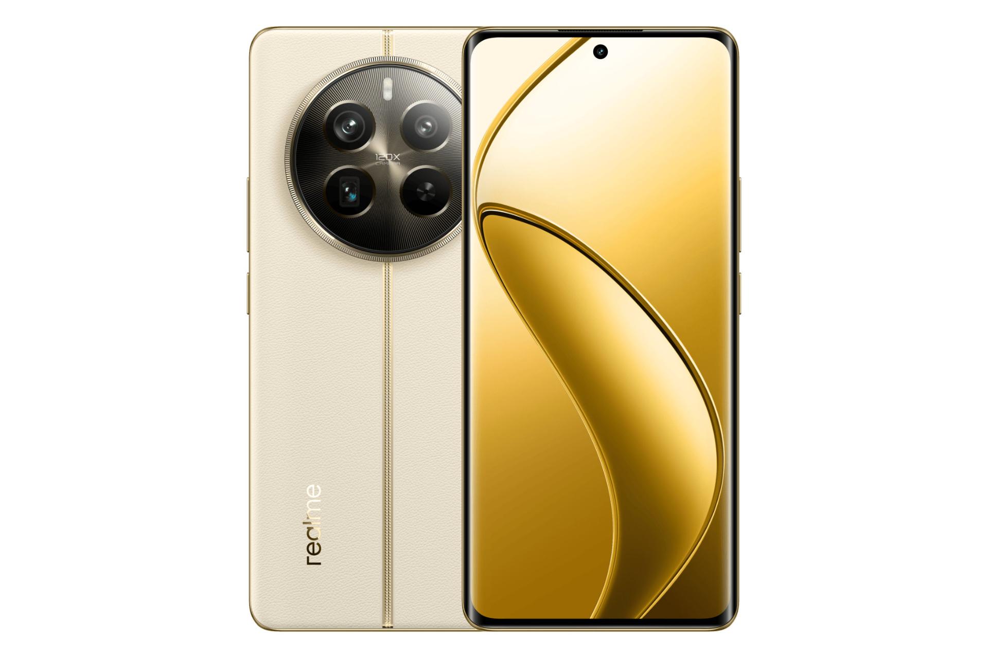 پنل جلو و پشت گوشی ریلمی 12 پرو پلاس بژ / Realme 12 Pro Plus