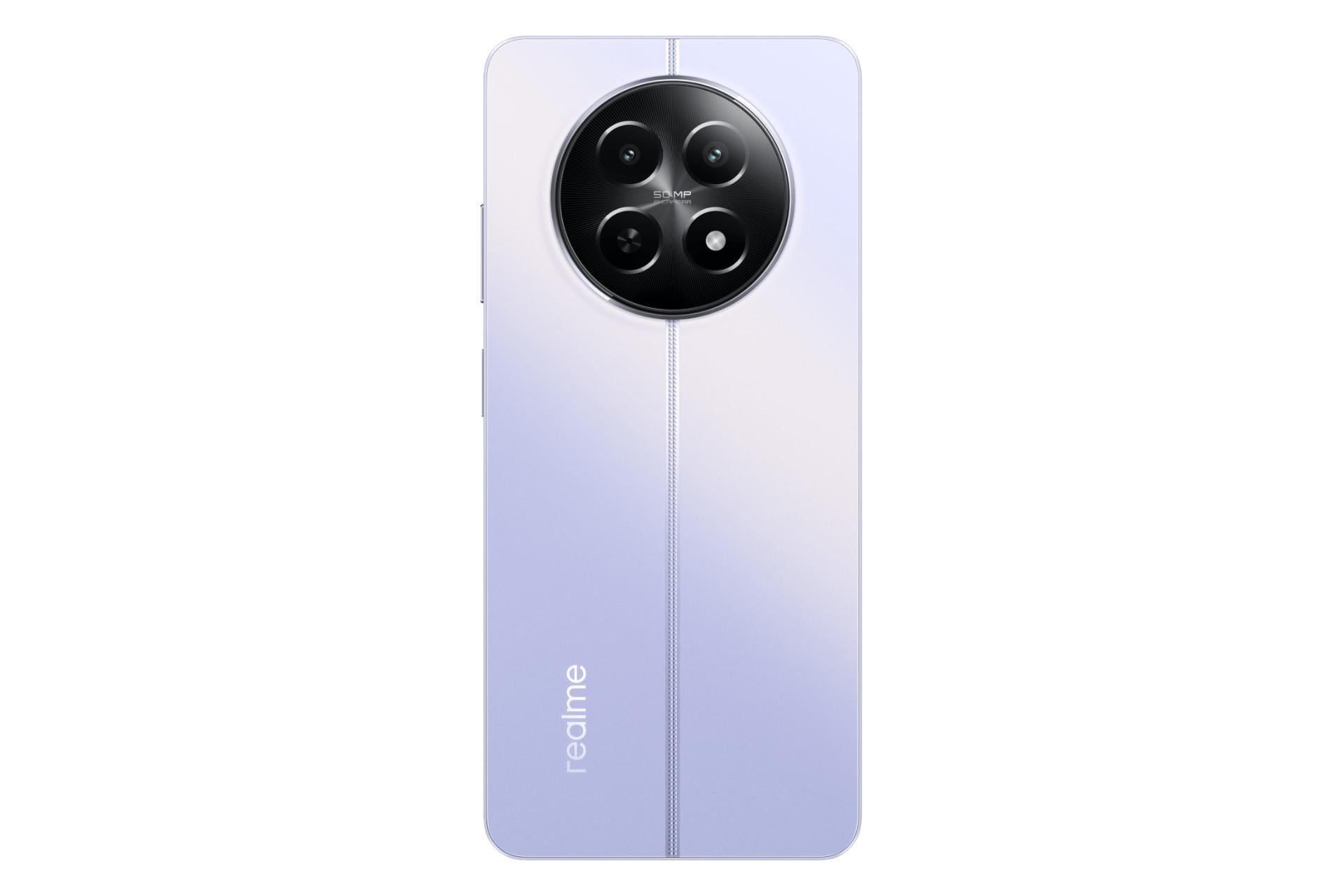 پنل پشت و چینش دوربین گوشی موبایل ریلمی 12x نسخه هند بنفش / Realme 12x India