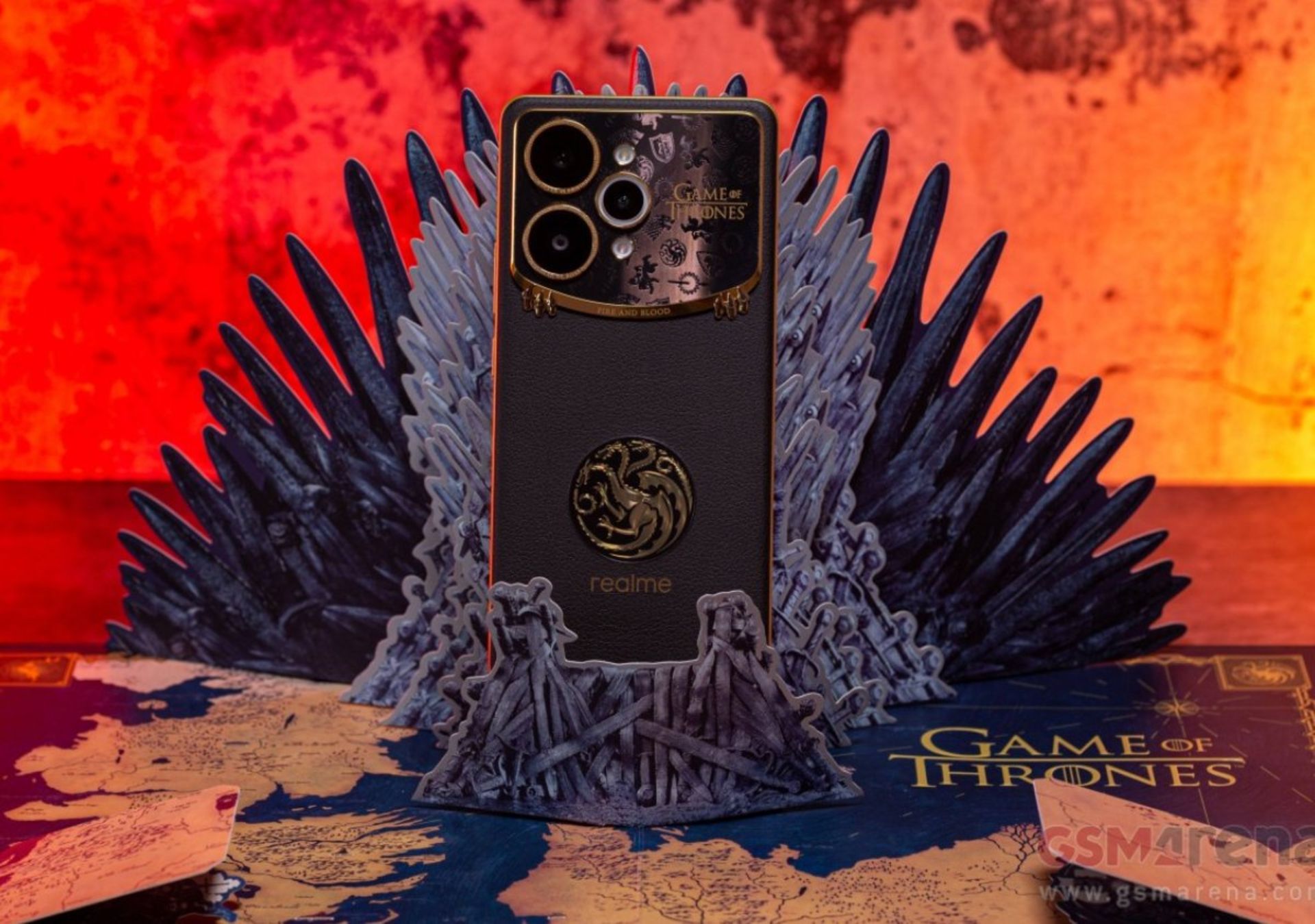 نسخه‌ی گیم آو ترونز ریلمی ۱۵ پرو