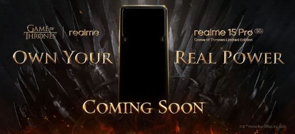 تیزر رسمی نسخه‌ی نسخه‌ی Game of Thrones Edition ریلمی ۱۵ پرو