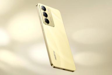 چینش دوربین گوشی موبایل ریلمی Realme C75 طلایی
