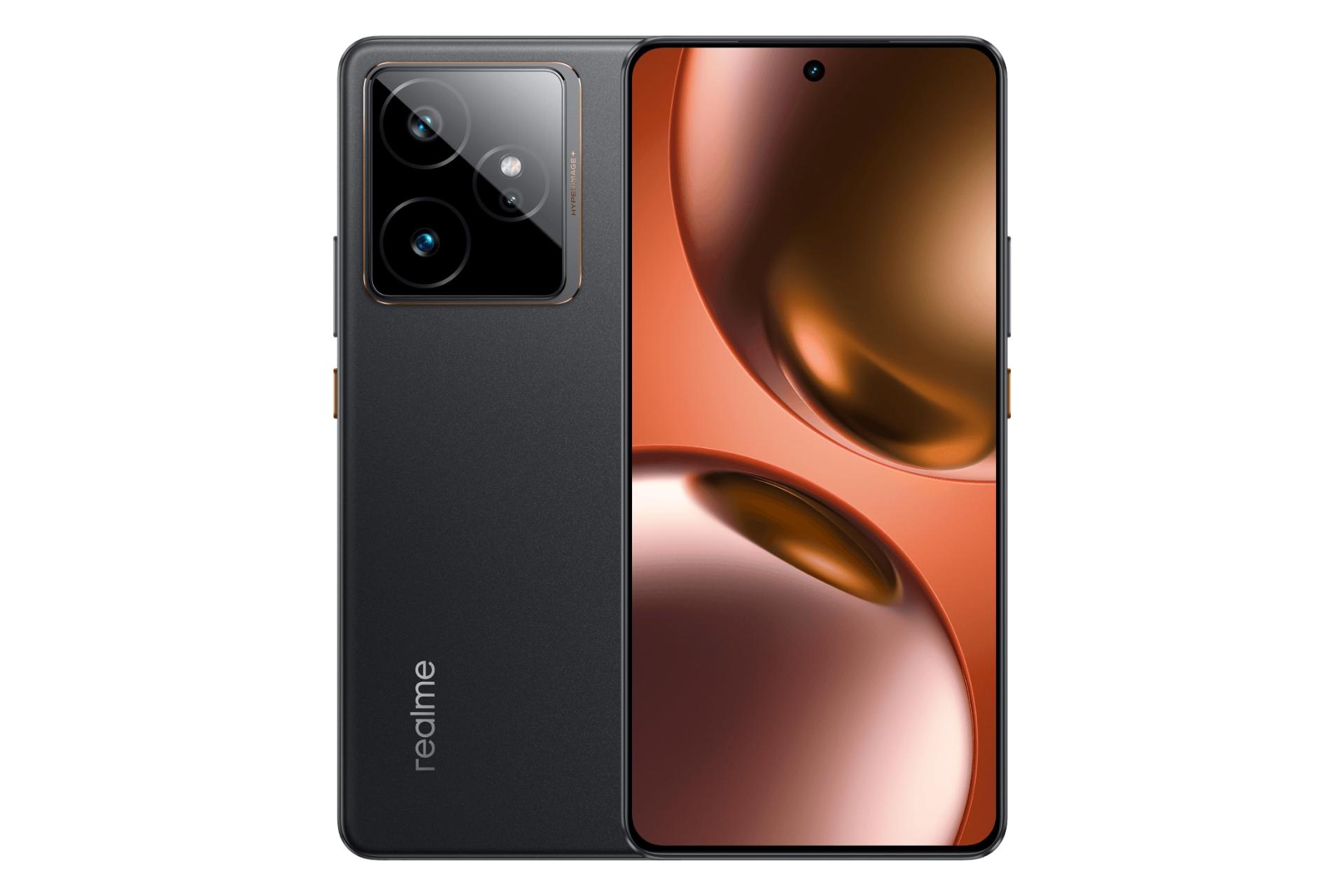 پنل جلو و پشت گوشی موبایل ریلمی GT 7 نسخه گلوبال مشکی / Realme GT 7 Global