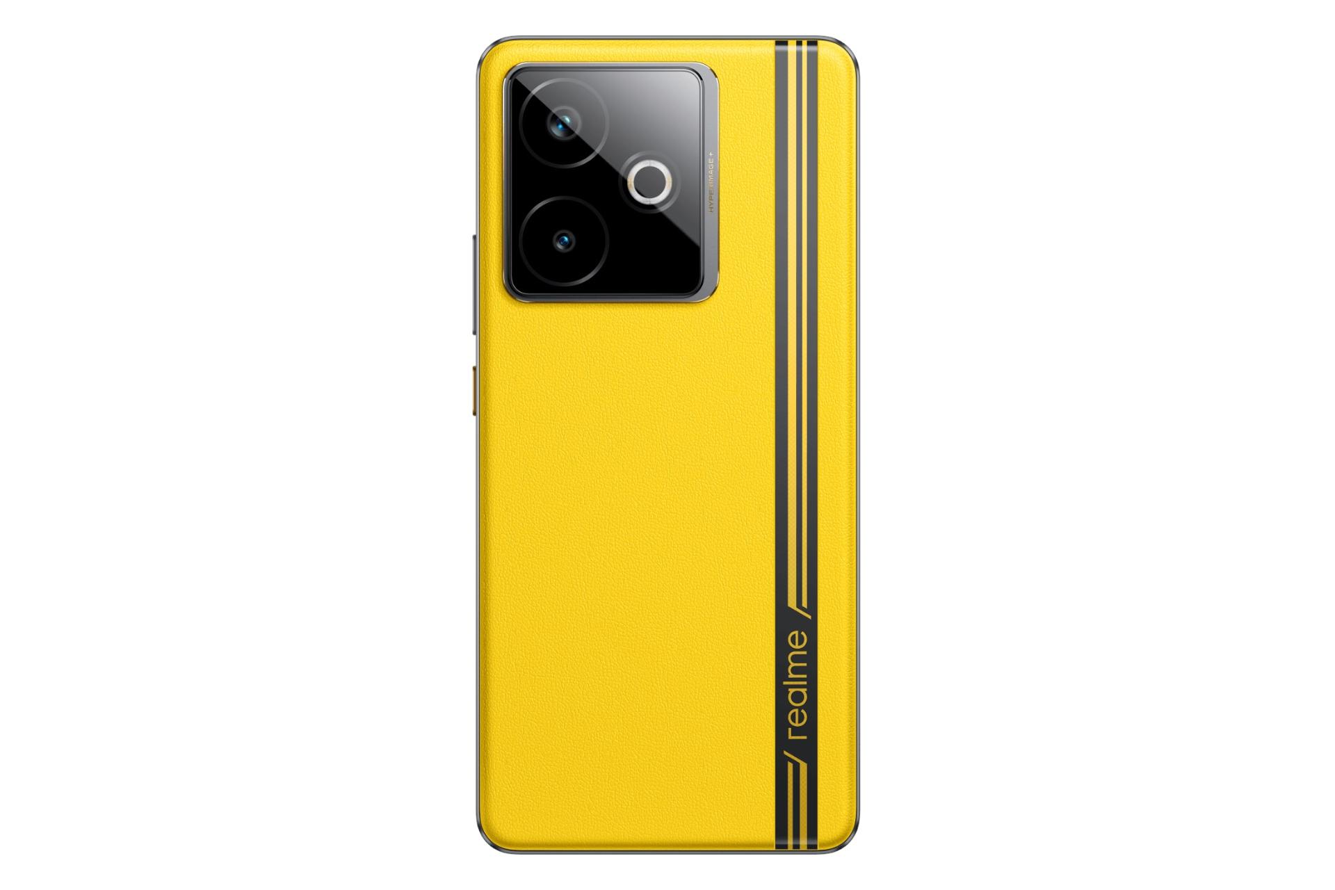 پنل پشت و چینش دوربین گوشی موبایل ریلمی GT 7T نسخه گلوبال زرد / Realme GT 7T Global