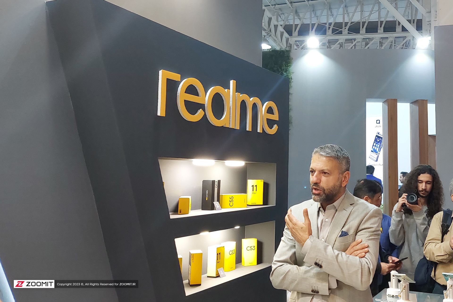 رونمایی گوشی Realme GT3 در نمایشگاه تلکام