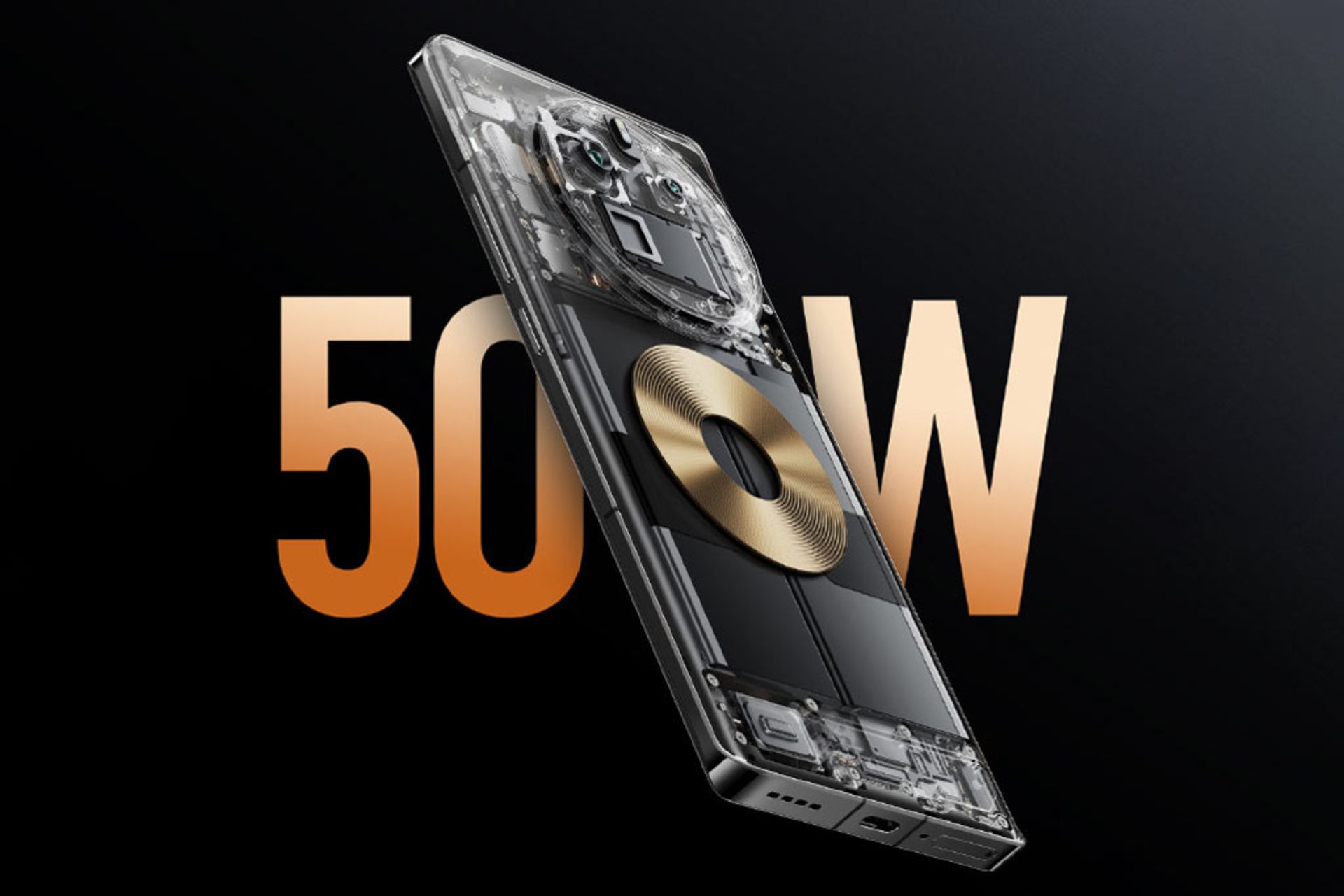 اجزا داخلی پنل پشتی گوشی ریلمی جی‌تی ۵ پرو