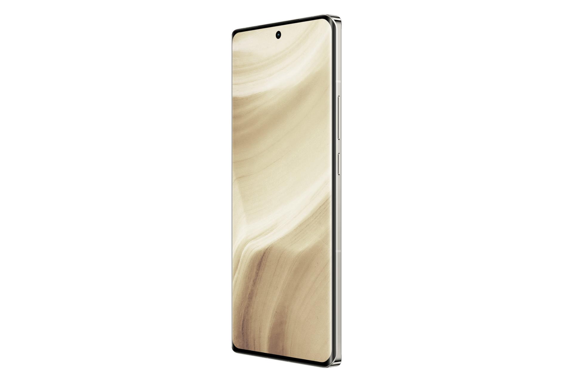 پنل جلو و صفحه نمایش گوشی موبایل ریلمی GT5 پرو / Realme GT5 Pro کرم رنگ