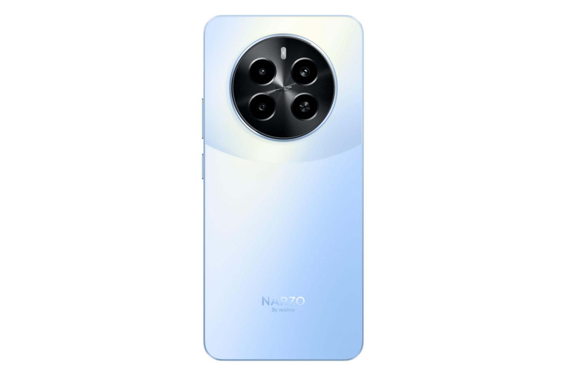 پنل پشت و چینش دوربین گوشی موبایل ریلمی Realme Narzo 70 آبی