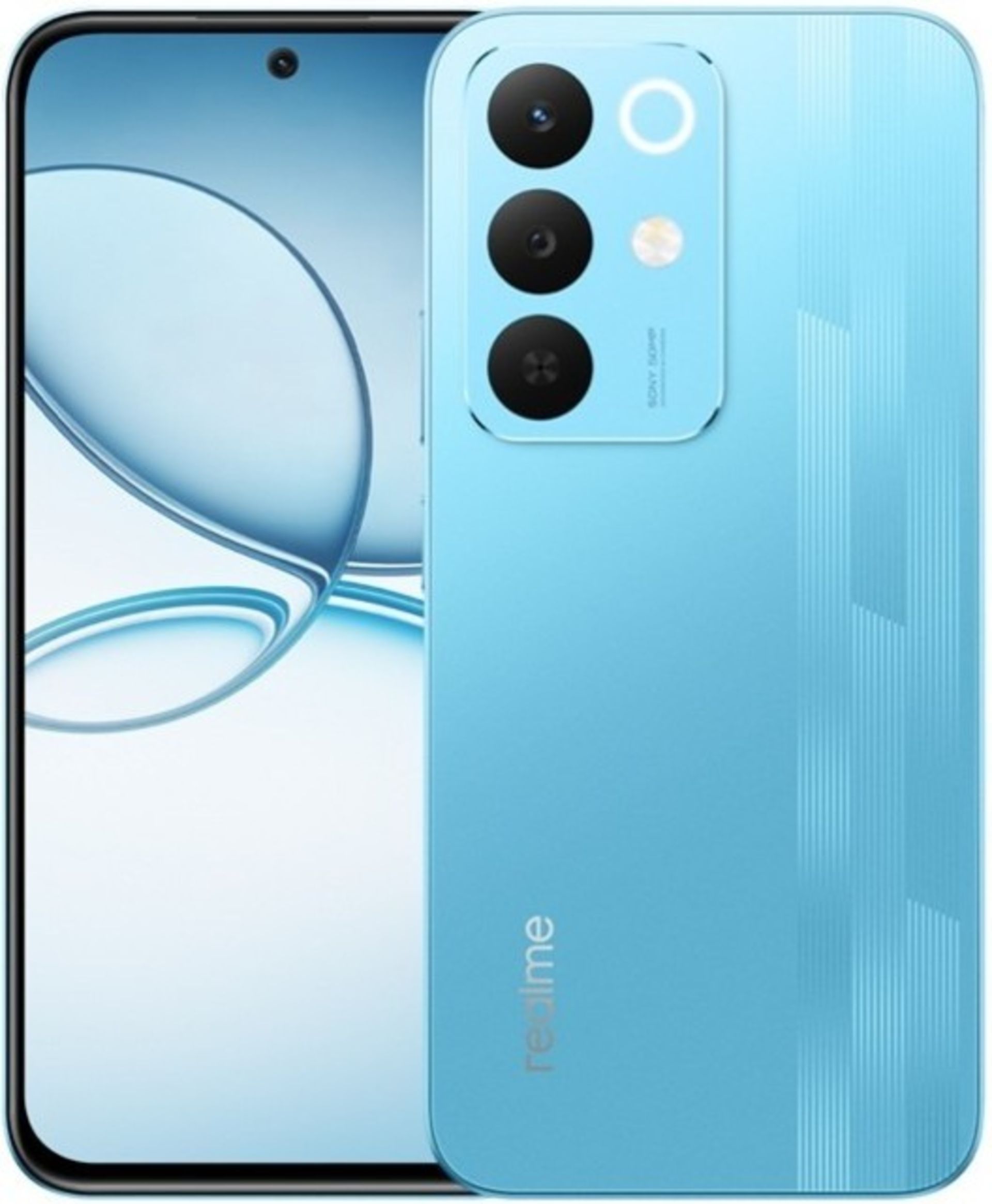 پنل پشت و جلو گوشی ریلمی نارزو 90x رنگ آبی