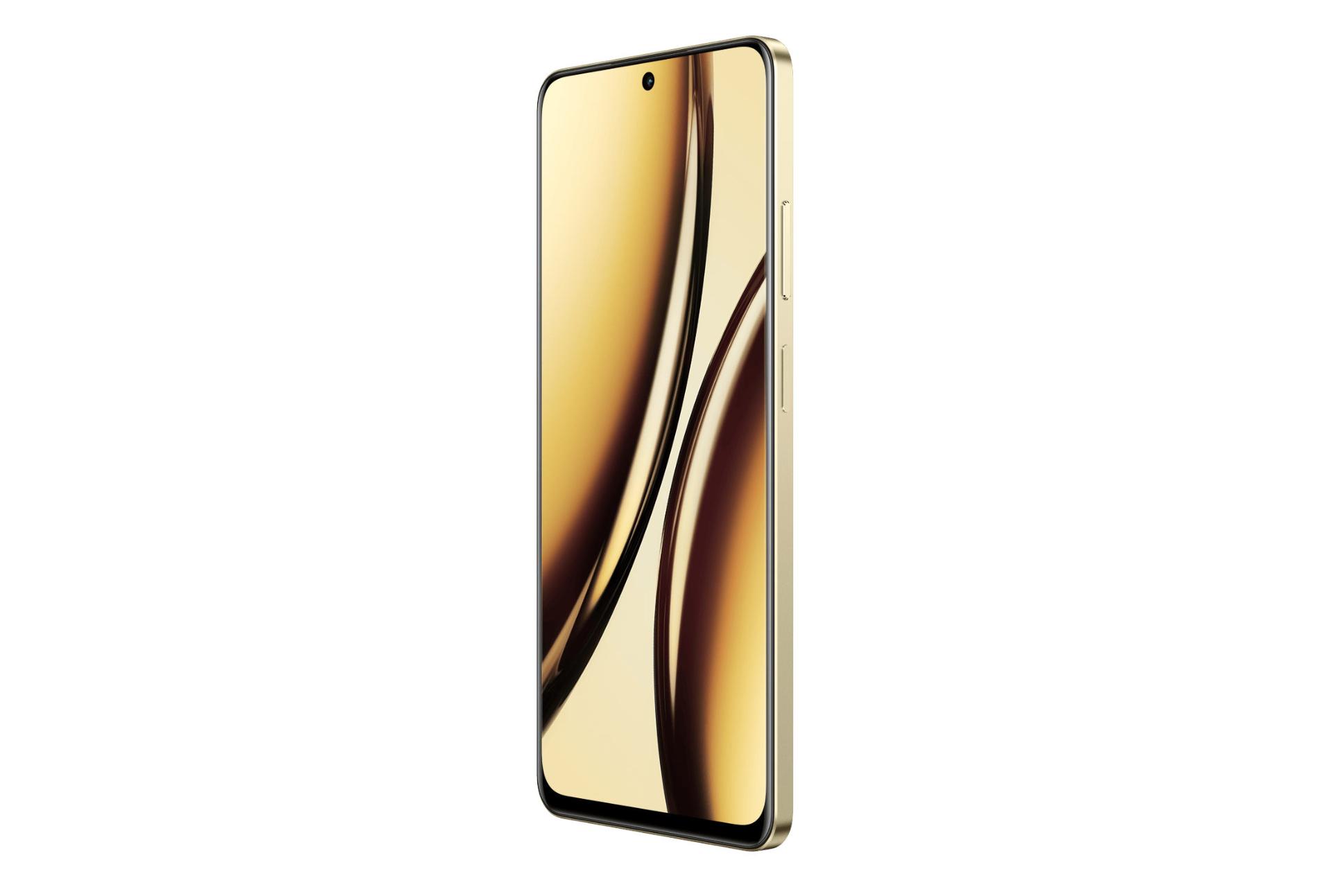 پنل جلو و صفحه نمایش گوشی موبایل ریلمی Realme Narzo N65 طلایی