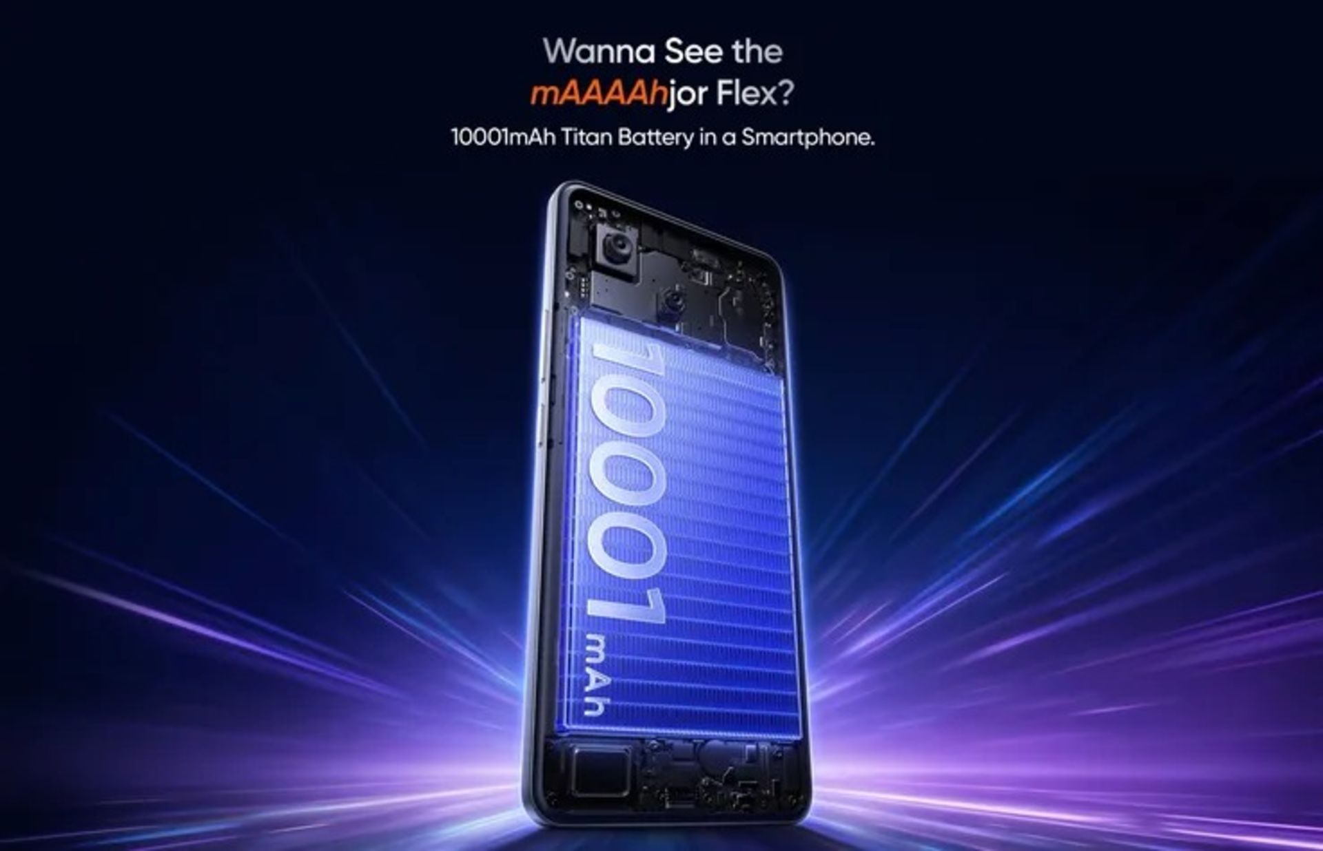 باتری ریلمی P4 پاور و عدد ۱۰٬۰۰۱