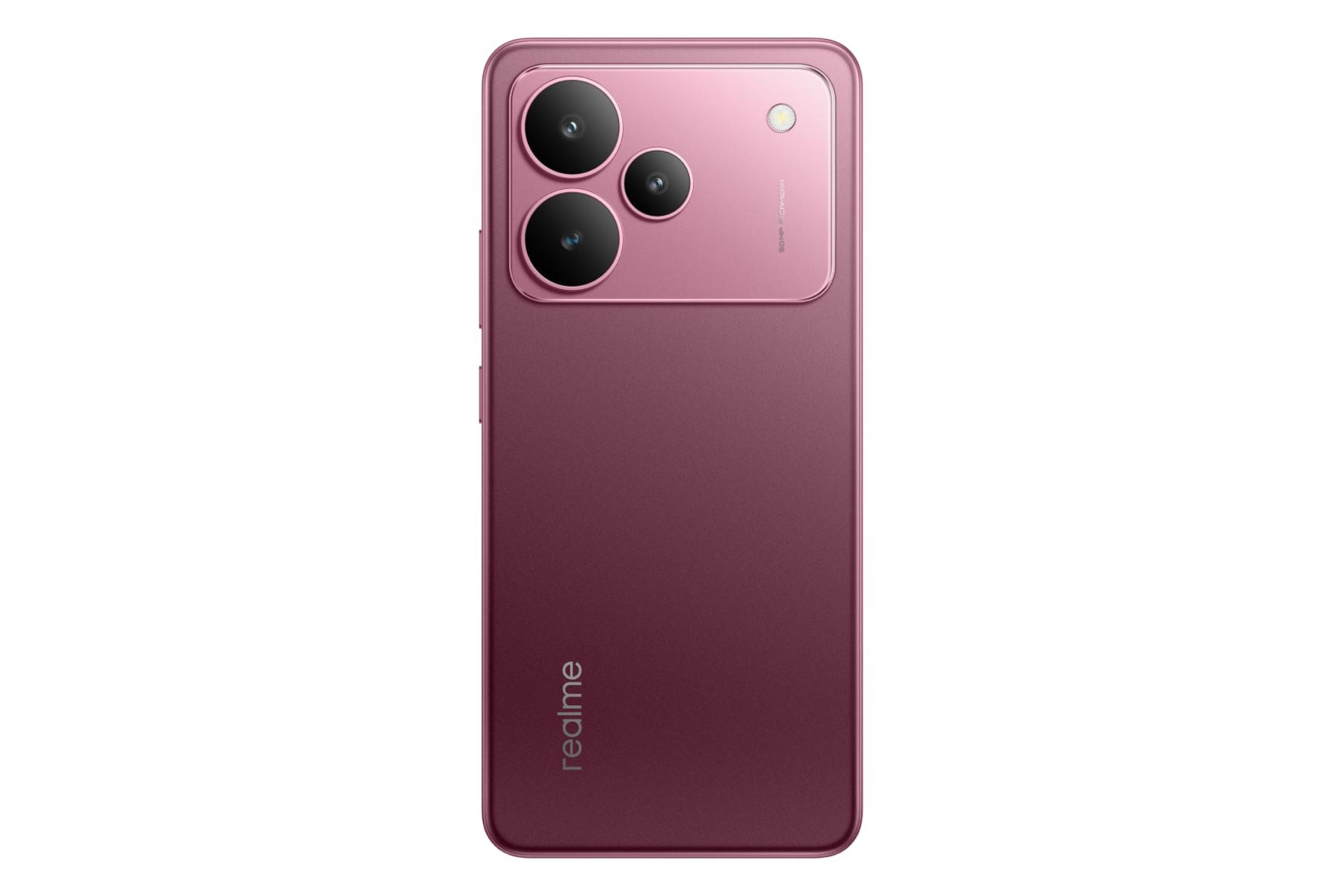 پنل پشت و چینش دوربین گوشی موبایل ریلمی Realme P4 قرمز