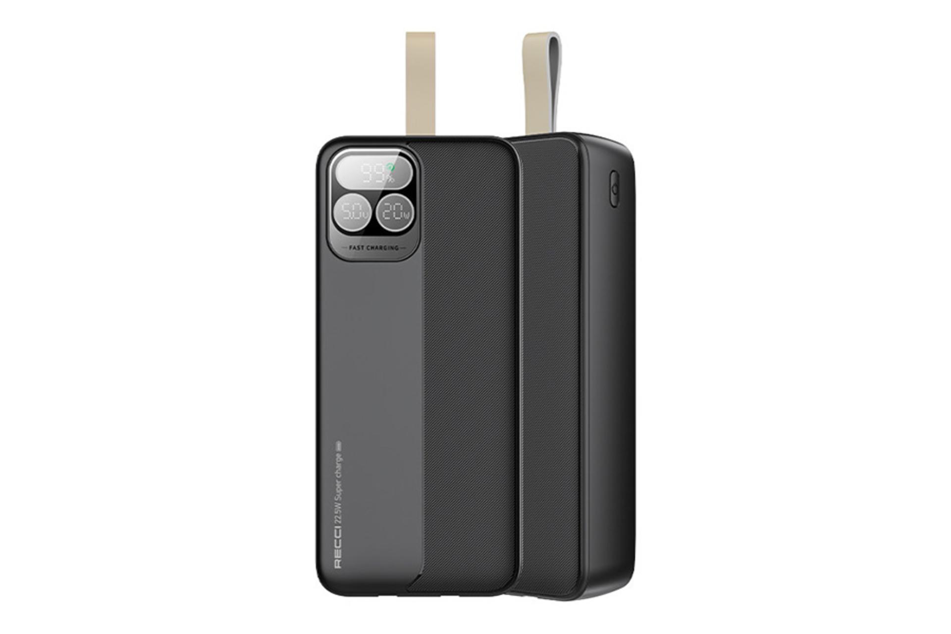 پاور بانک رسی Recci RPB-P38 30000mAh