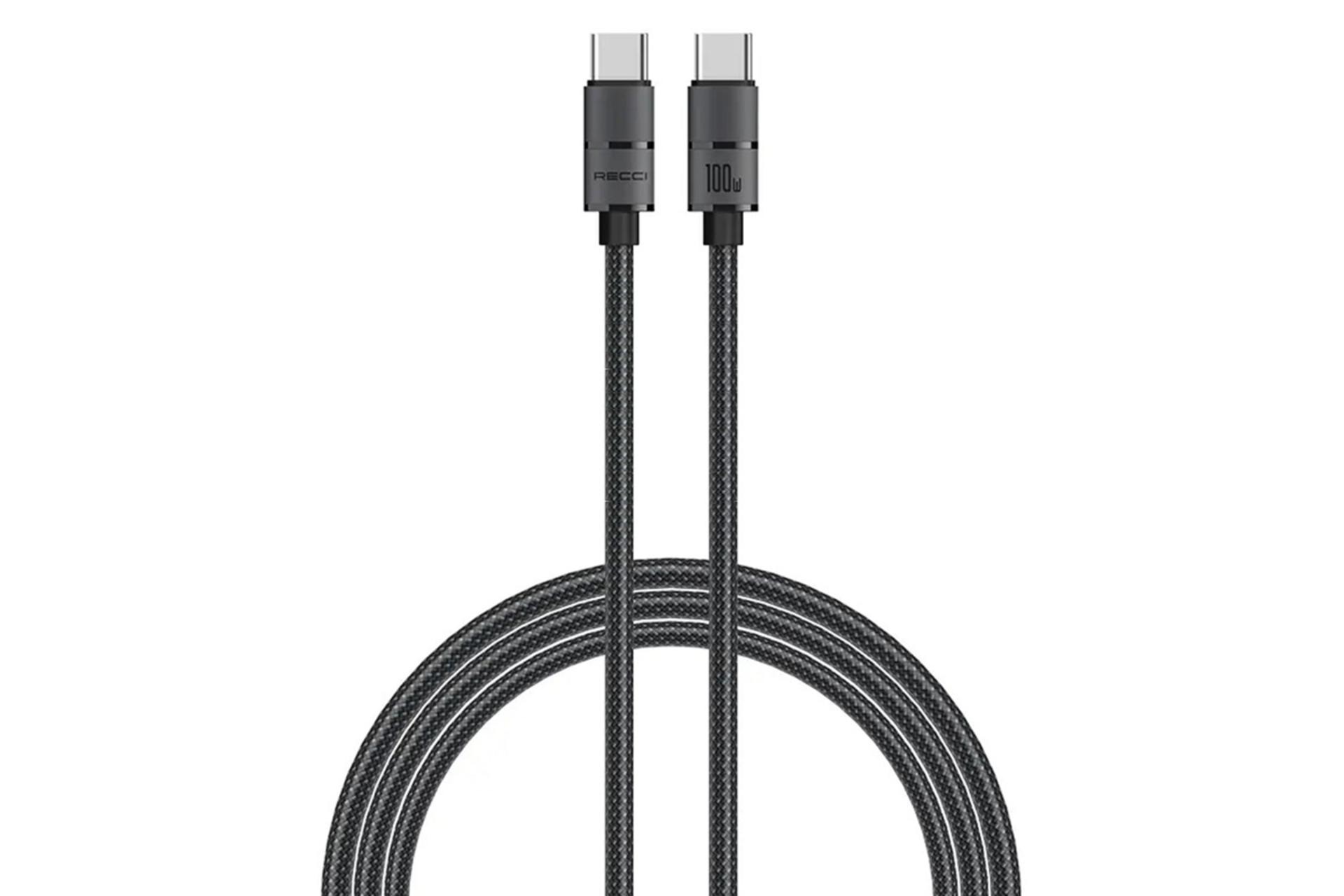 کابل شارژ USB رسی Type-C به Type-C مدل RS08CC با طول 1.2 متر