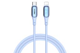 کابل شارژ USB رسی Type-C به Lightning مدل RS17CL با طول 1.2 متر