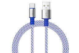 کابل شارژ USB رسی Type-A به Type-C مدل RTC-P37C با طول 1 متر