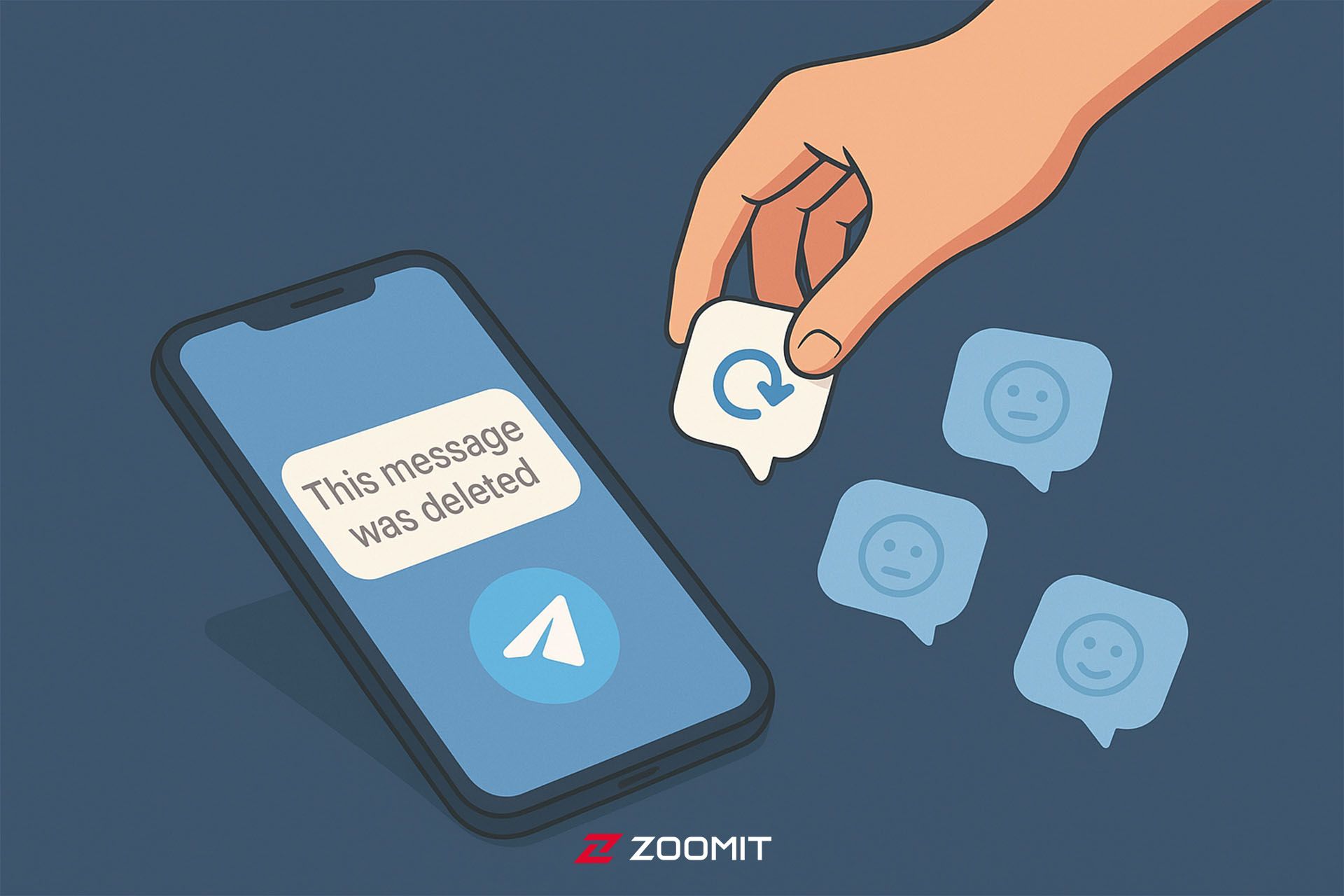 بازیابی پیام‌ های پاک شده تلگرام AI