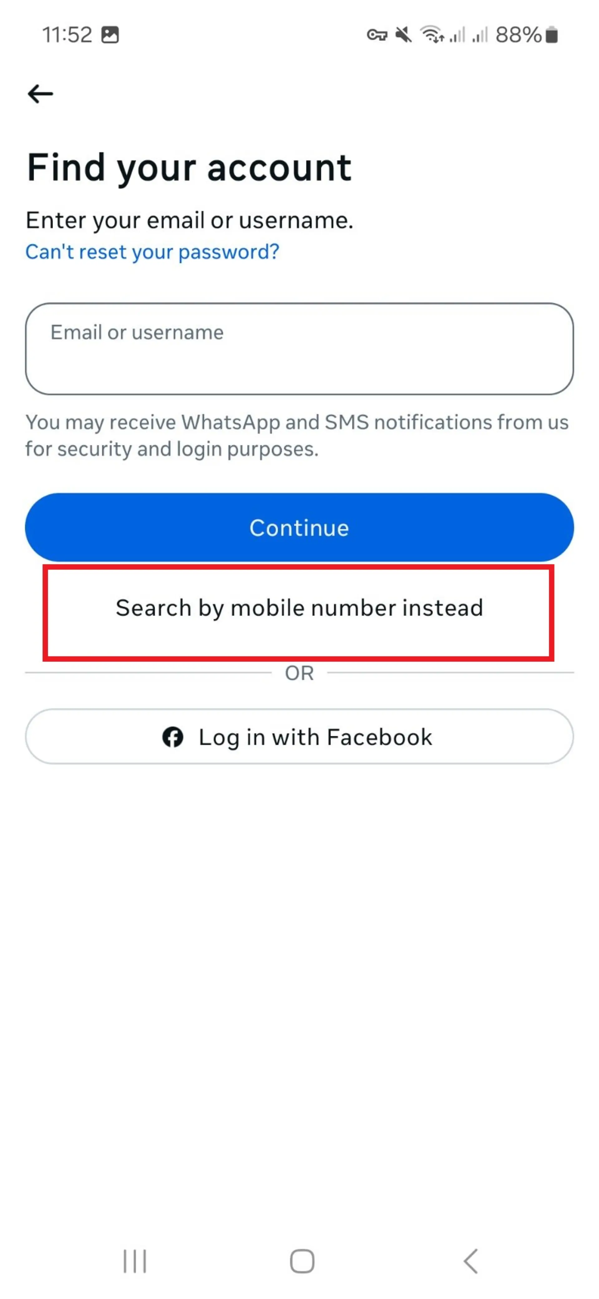 بازگرداندن پیج اینستاگرام با نام کاربری