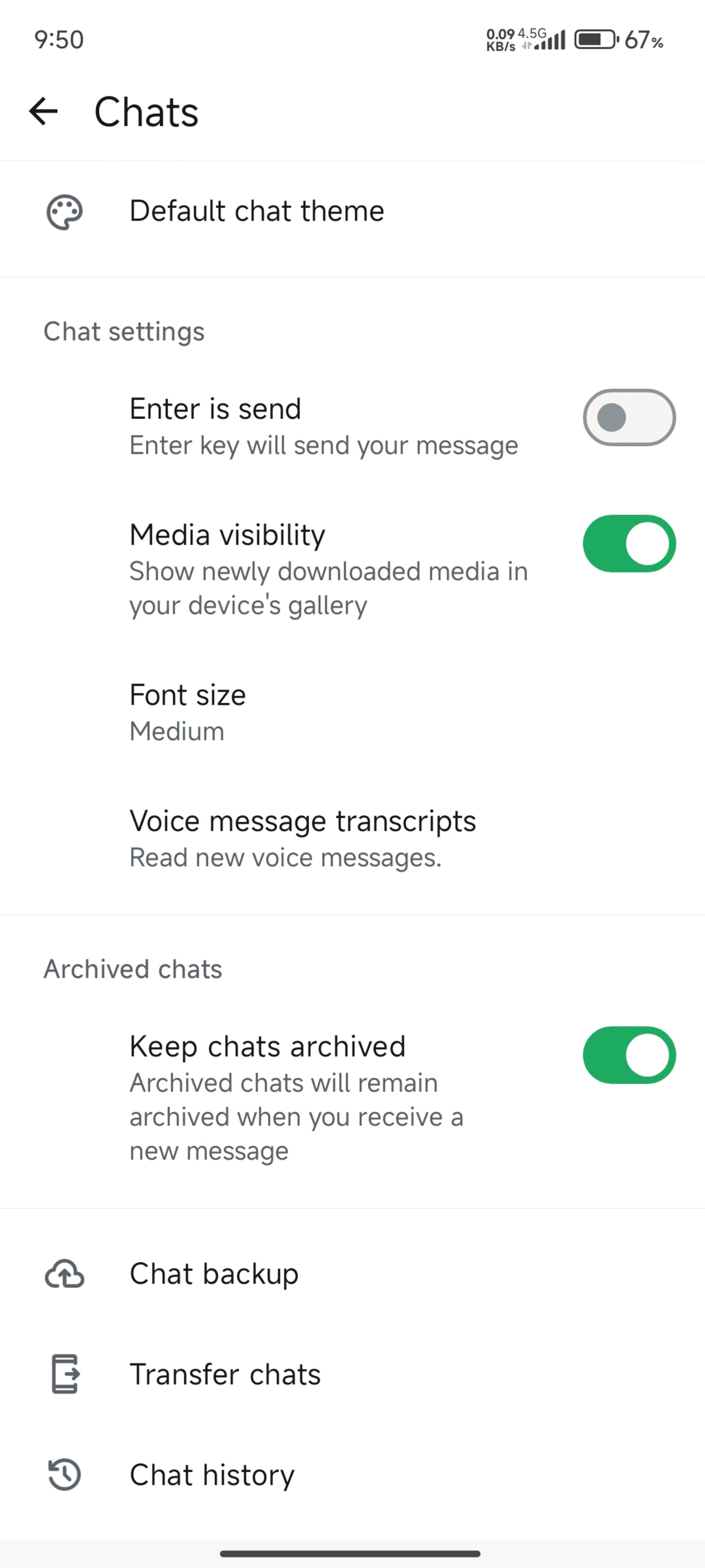بازیابی پیام‌های واتساپ