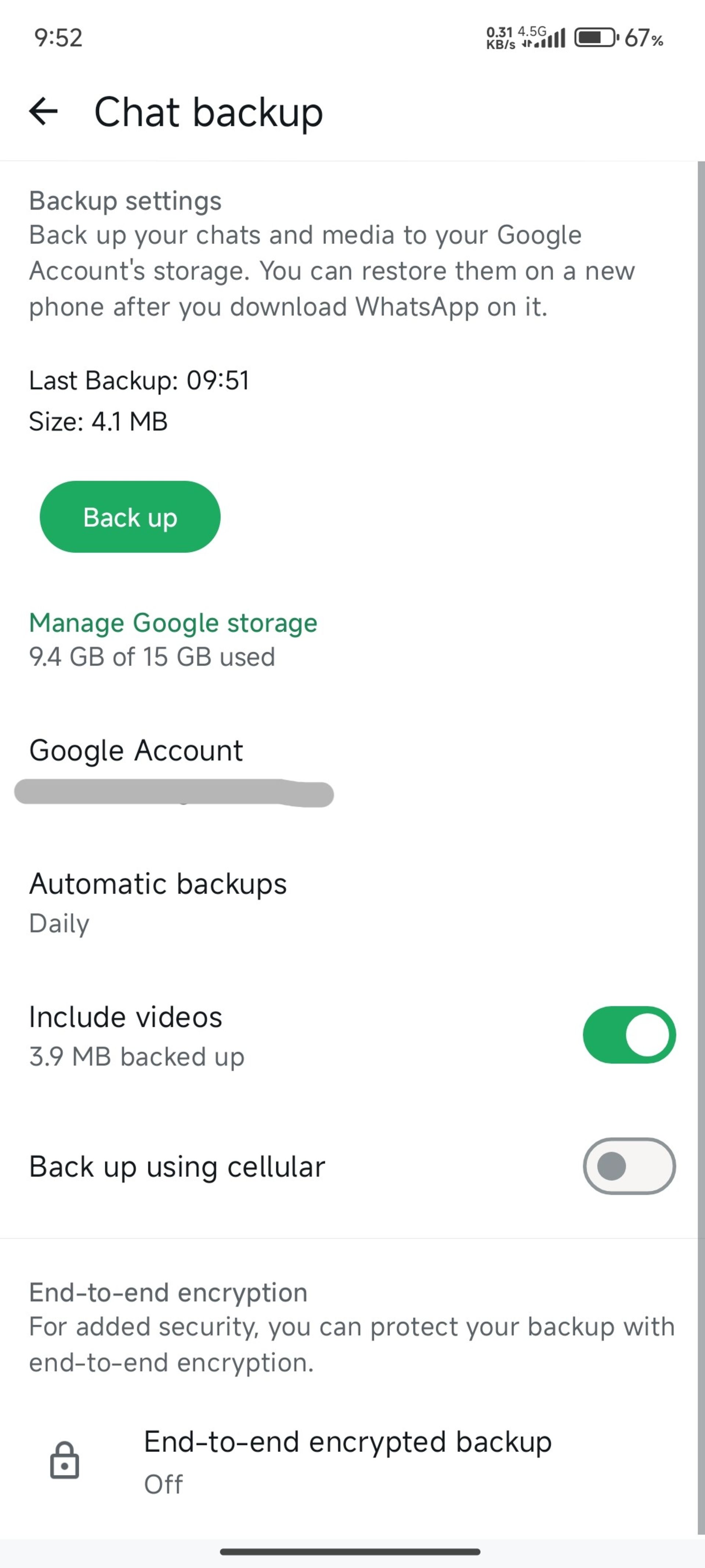 بازیابی پیام‌های واتساپ