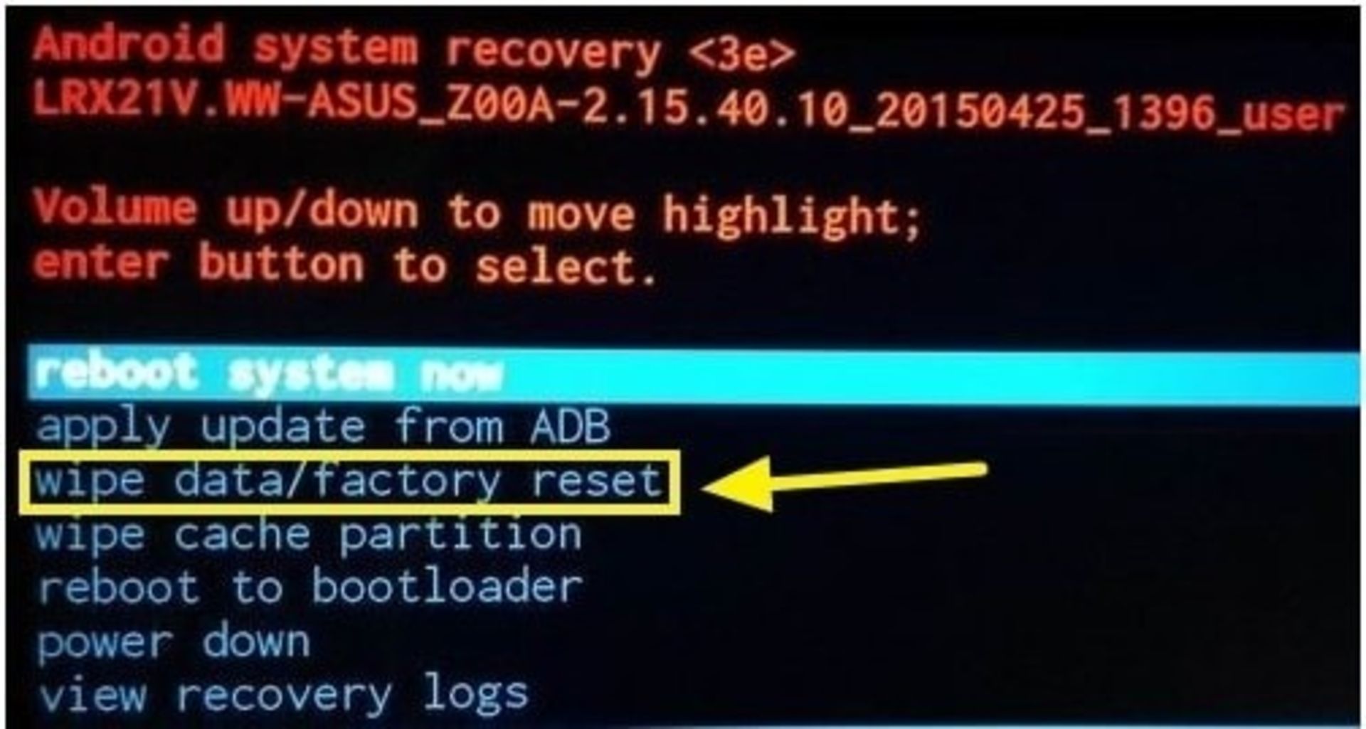 فضای ریکاوری اندروید