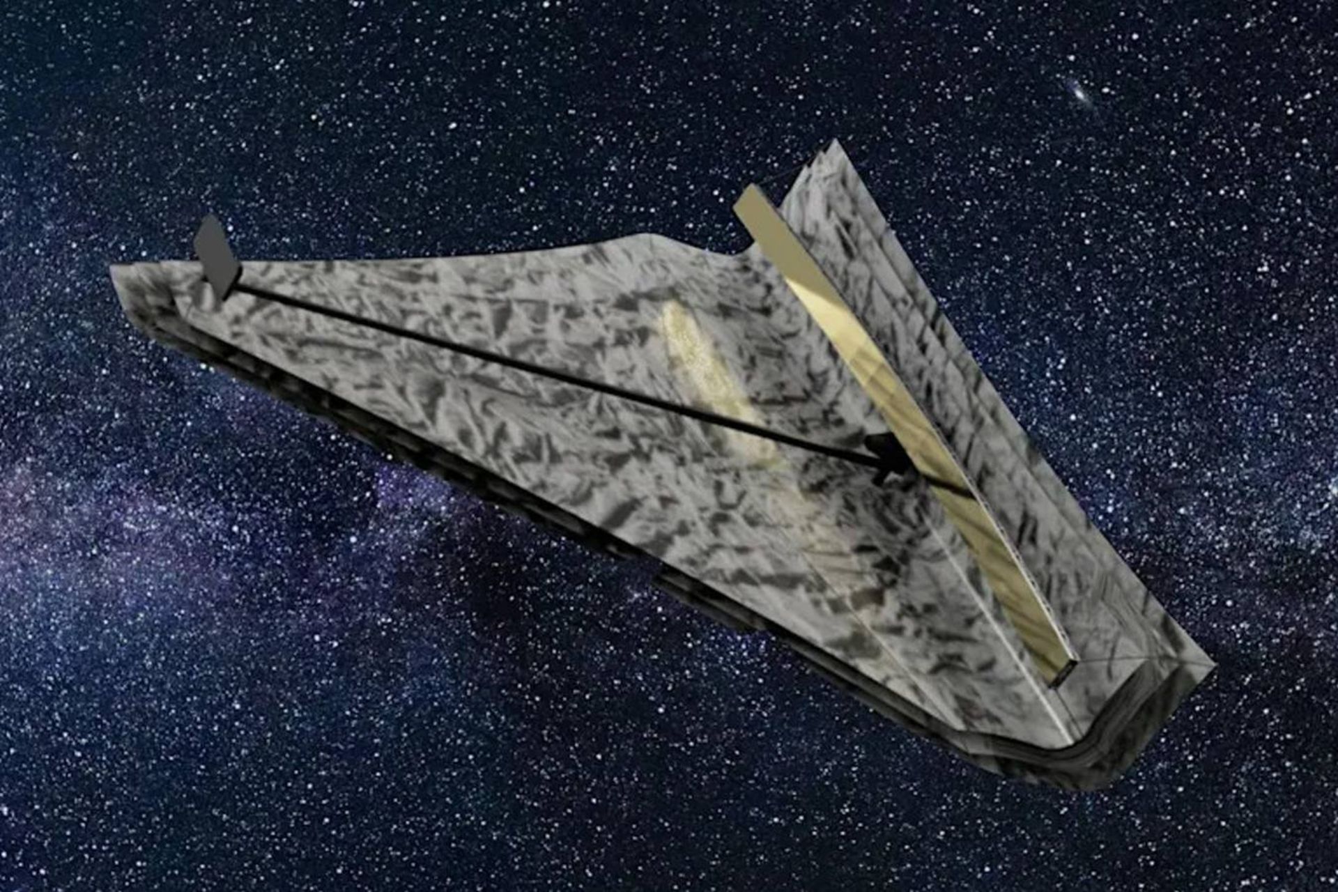 طرح مفهومی تلسکوپ فضایی مستطیلی 