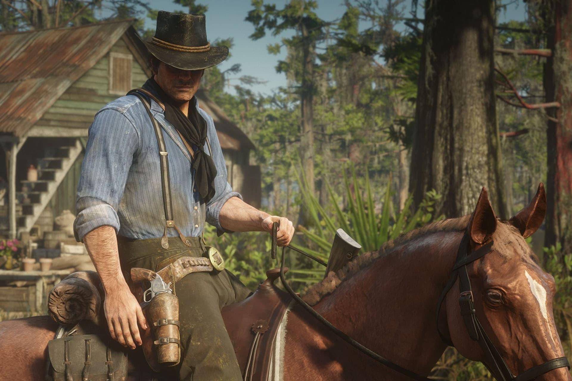 شخصیت آرتور مورگان از رد دد ردمپشن روی اسب