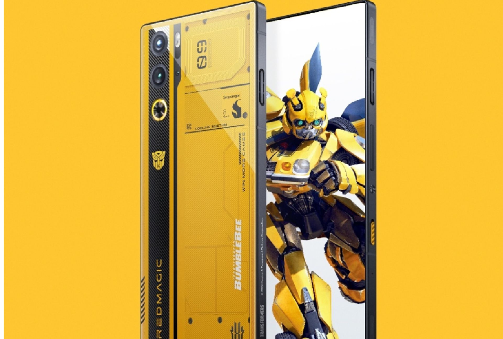 نسخه‌ی ویژه رد مجیک ۹ پرو پلاس با مضمون زرد و مشکی