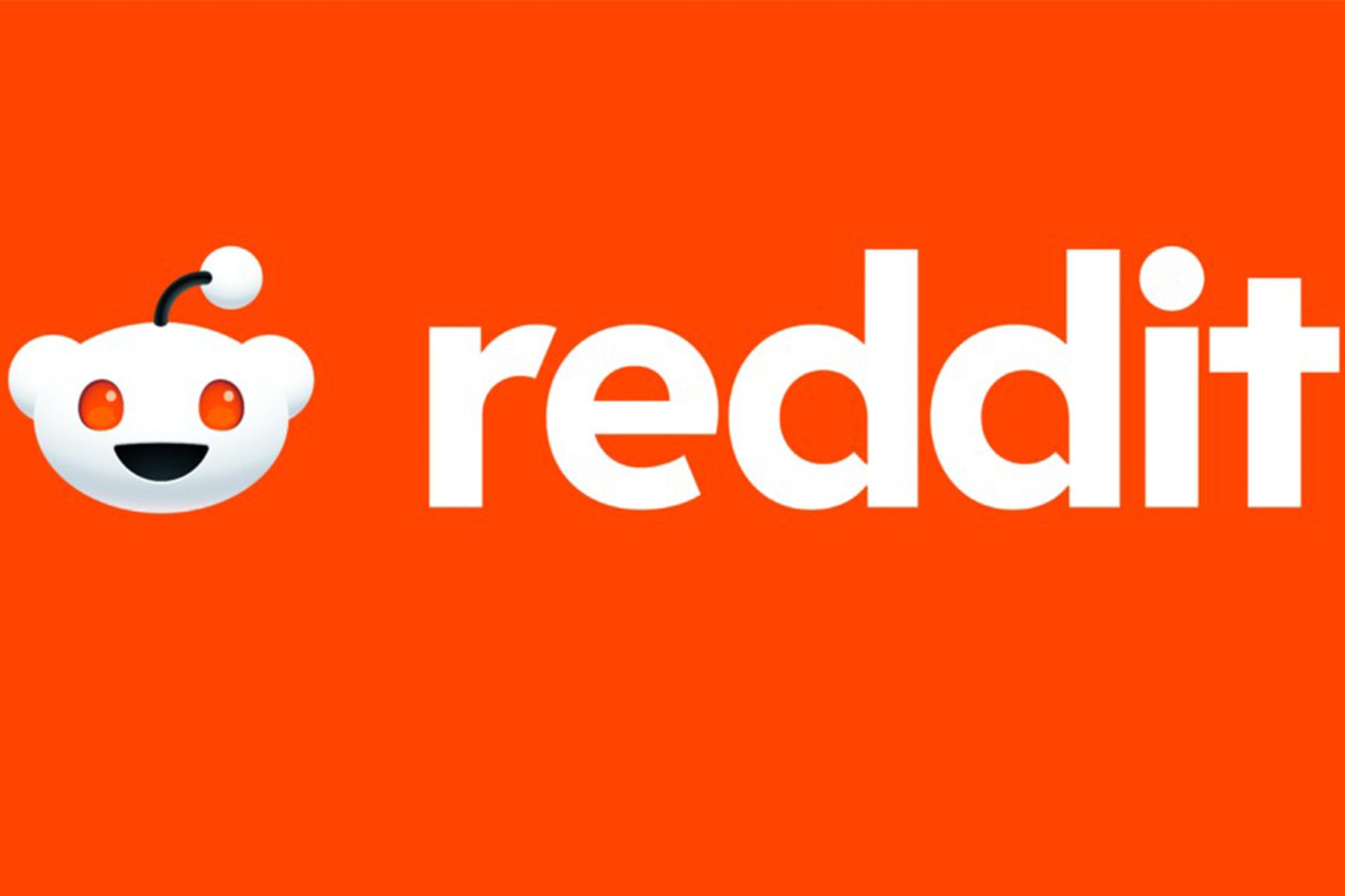 لوگوی جدید ردیت در پس زمینه نارنجی