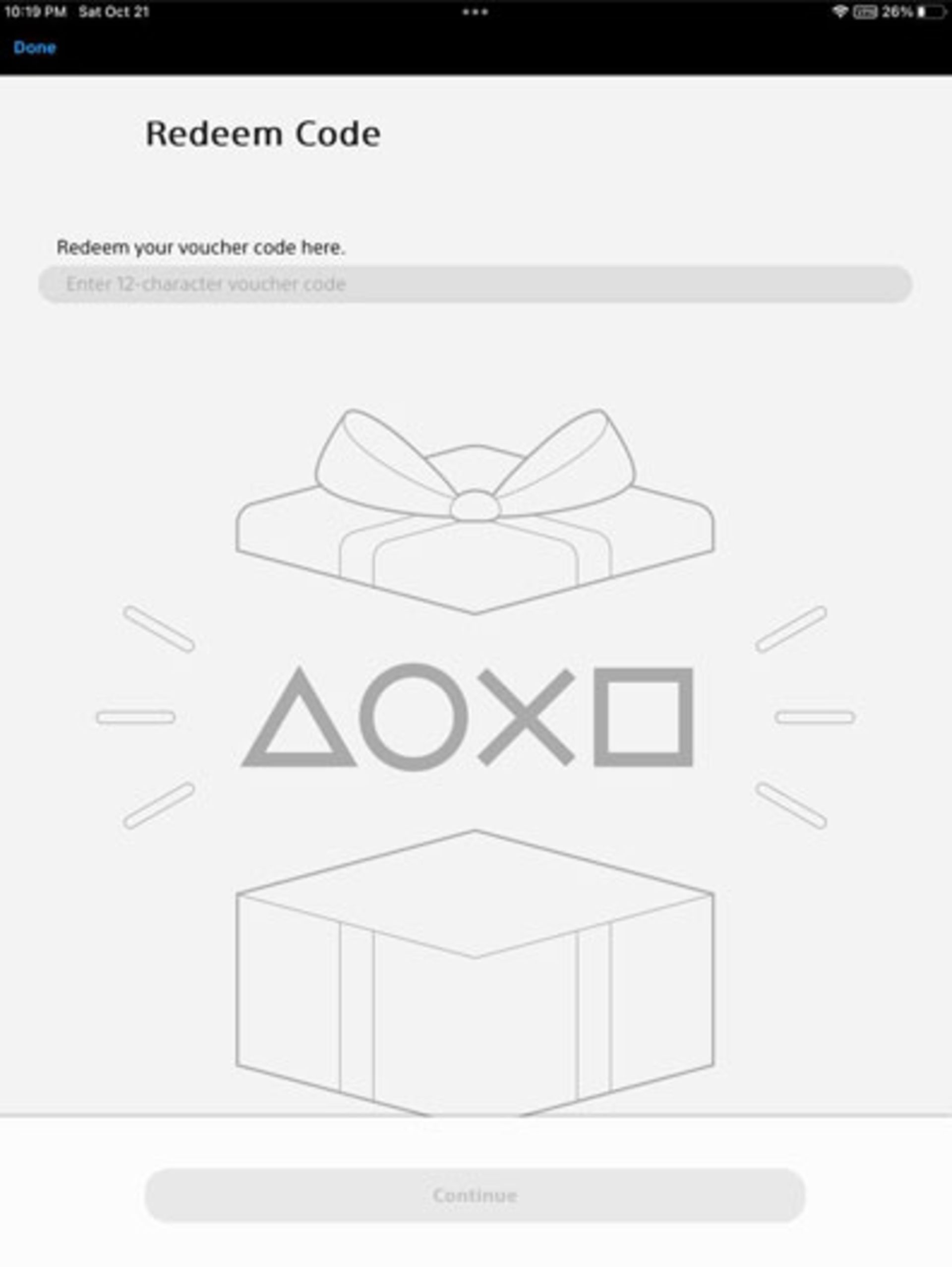 واردکردن Redeem code