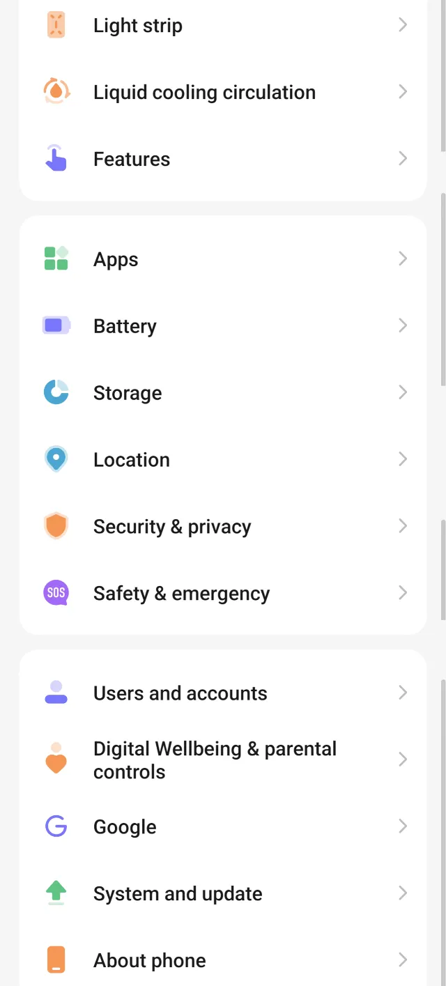 Redmagic11pro-Setting