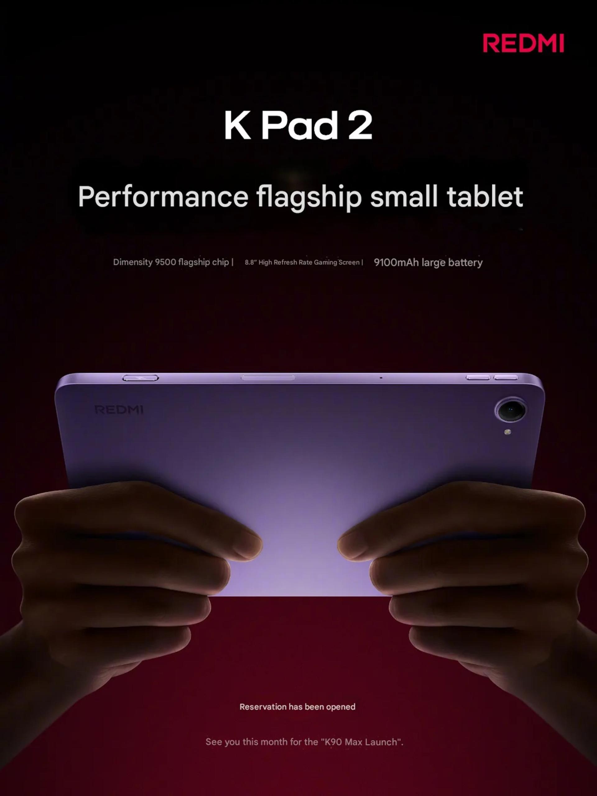 ردمی K Pad 2 - مشخصات در تصویر
