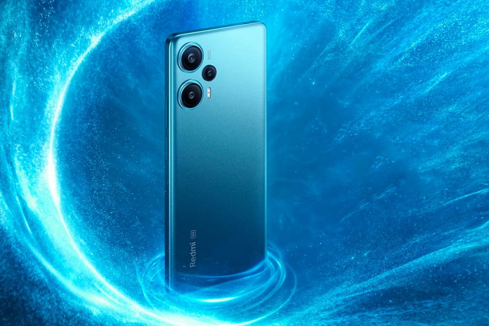 نمای پشت آبی ردمی نوت ۱۲ توربو Note 12 Turbo