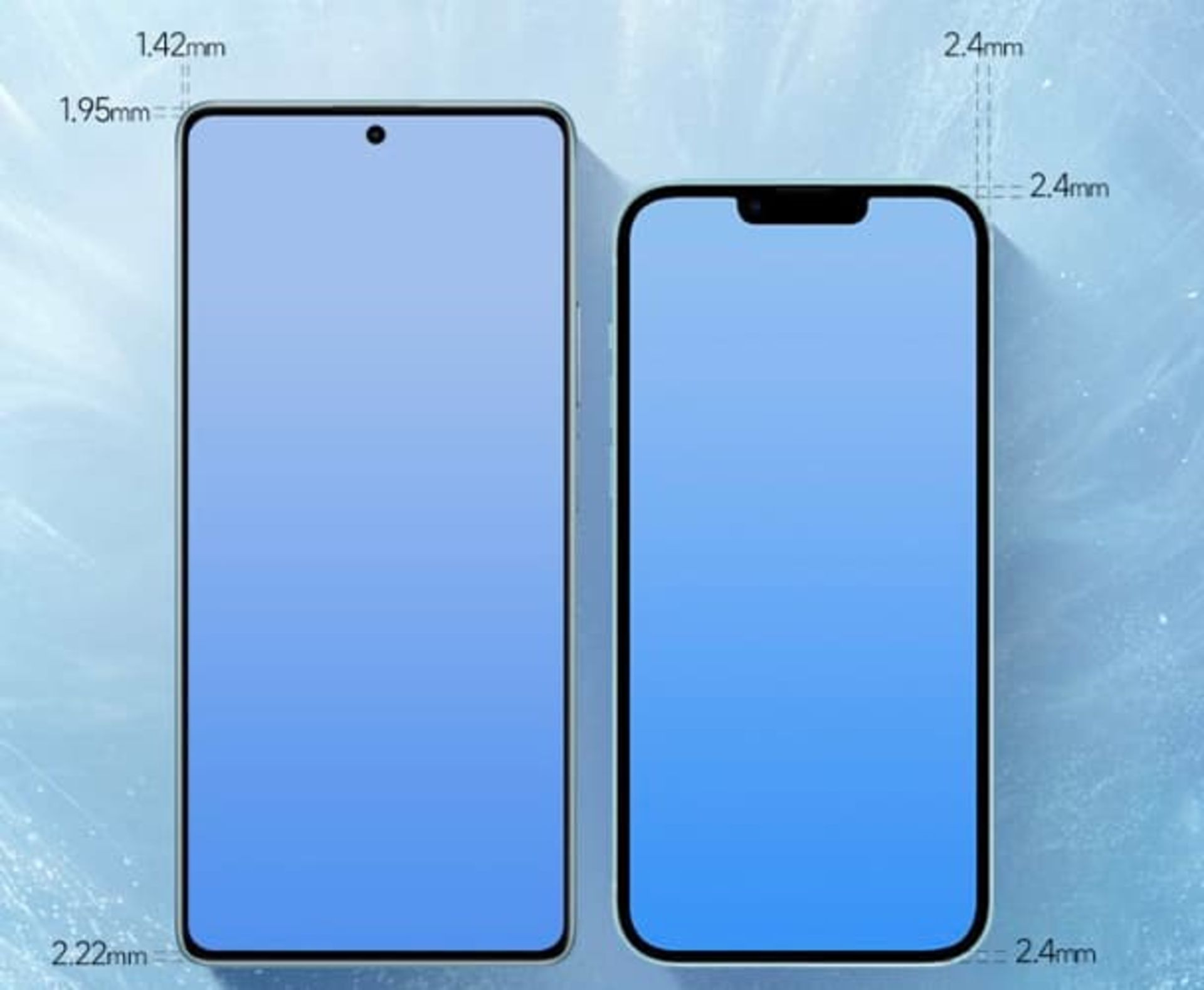 ردمی نوت ۱۲ توربو Note 12 Turbo در کنار آیفون ۱۴ اپل