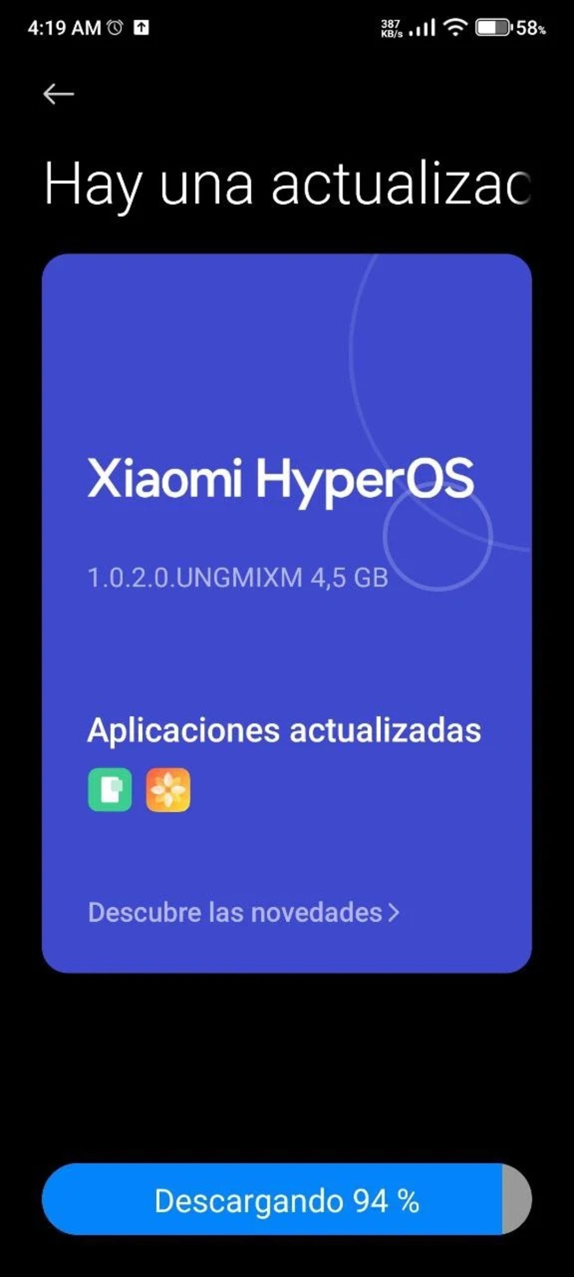 اعلانیه‌ی آپدیت HyperOS برای گوشی ردمی نوت ۱۳