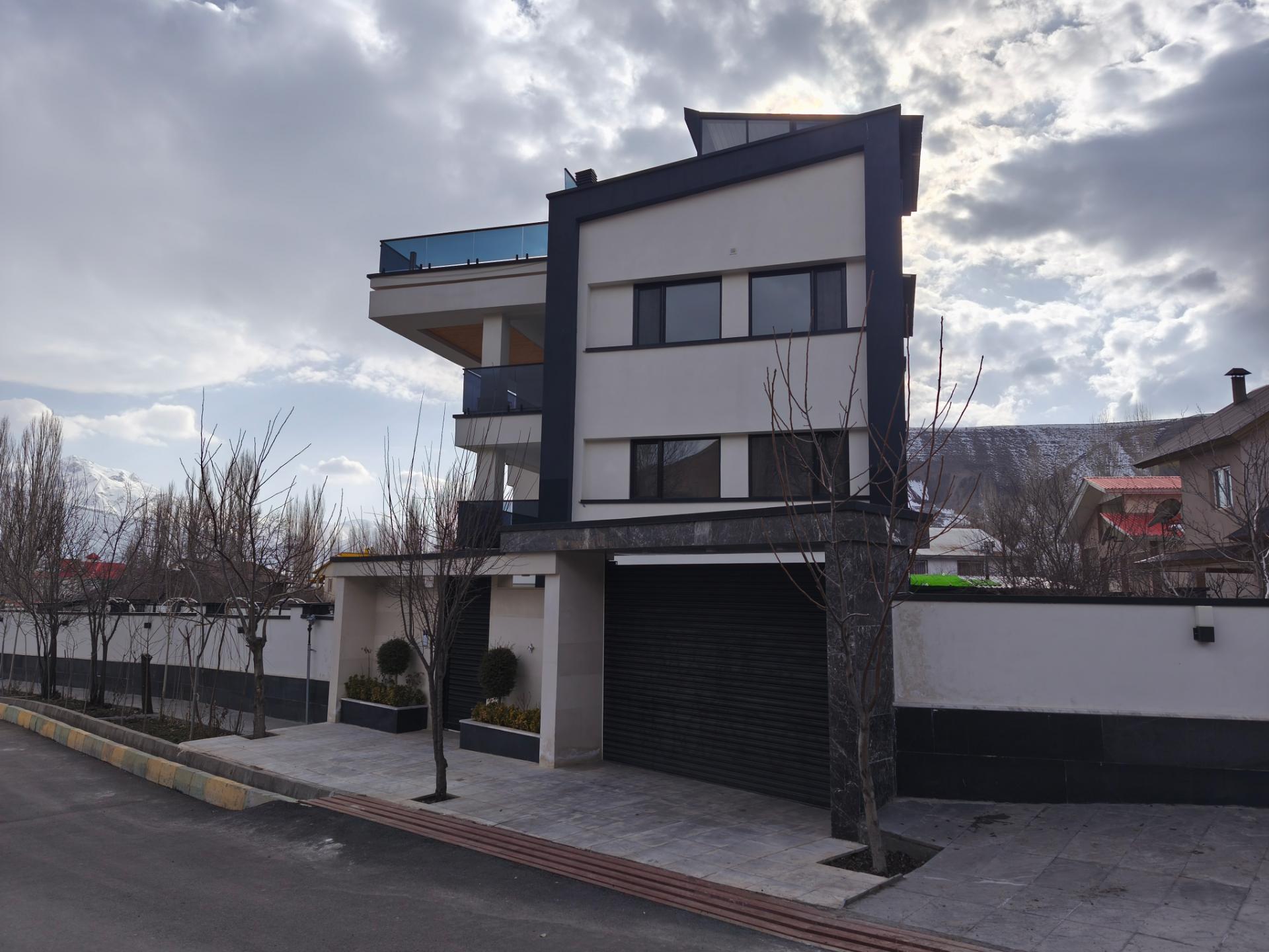 منظره ویلای مدرن