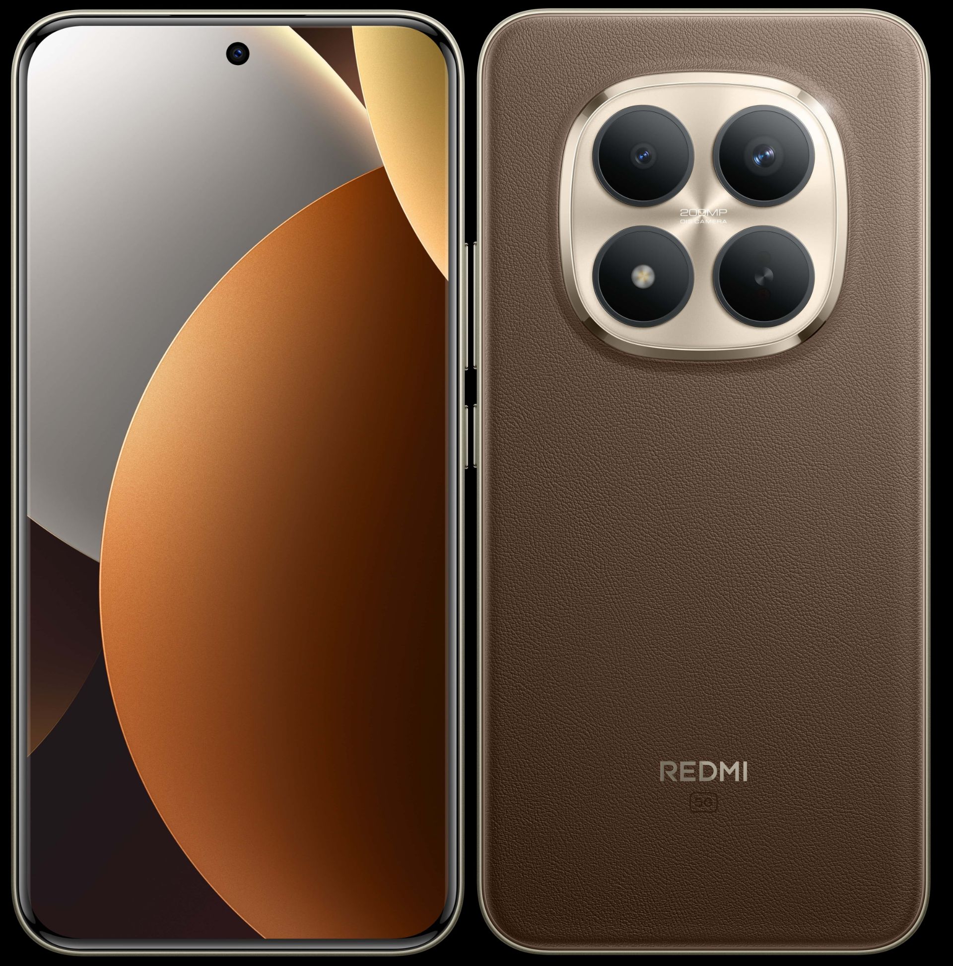 پنل پشت و جلو گوشی ردمی نوت ۱۵ پرو پلاس رنگ قهوه‌ای