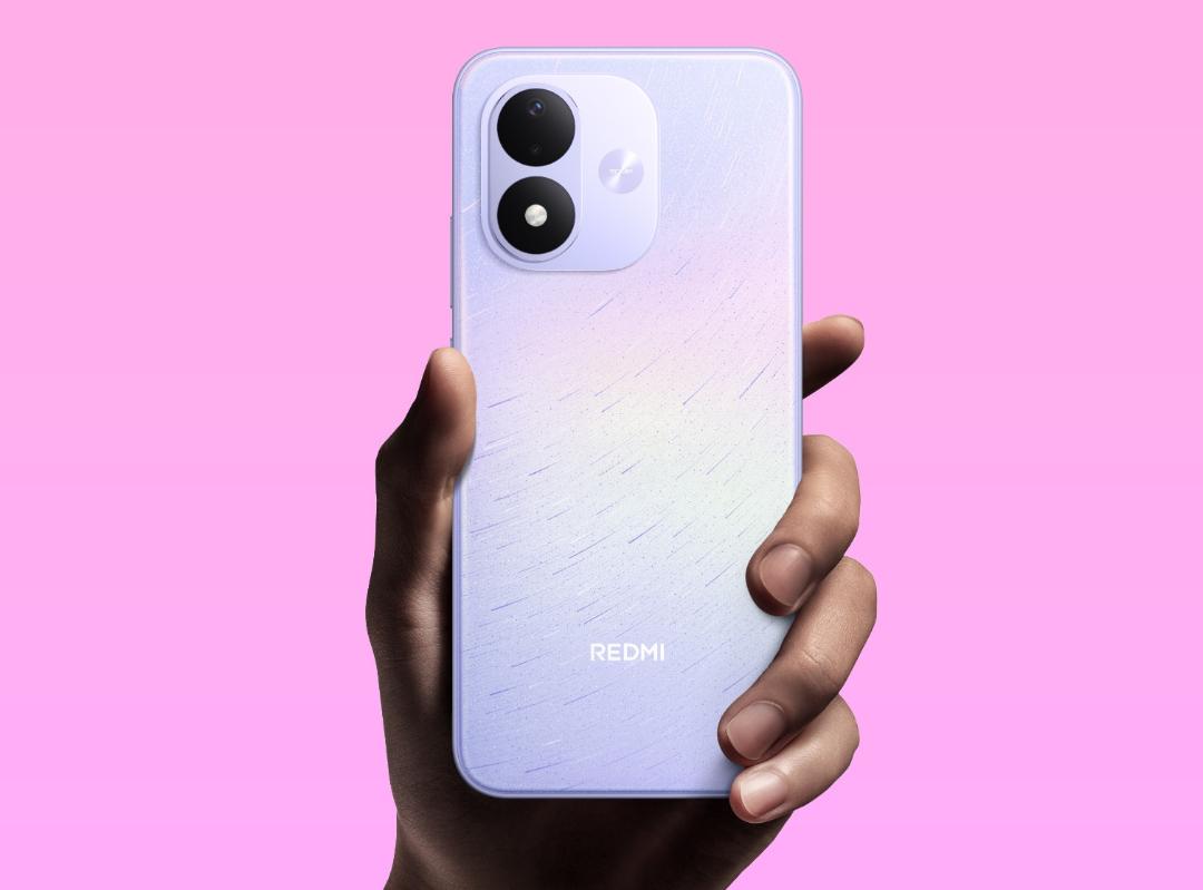 گوشی هوشمند ردمی نوت ۱۷ (Redmi Note 17) با بدنه بنفش و دوربین دوگانه