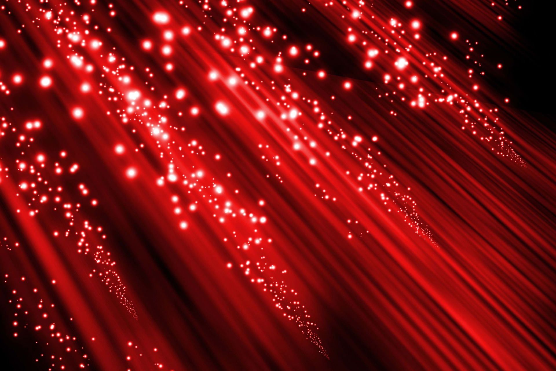 تصویرسازی خطوط تابشی نور قرمز با اکلیل و رنگ مشکی در اطراف
