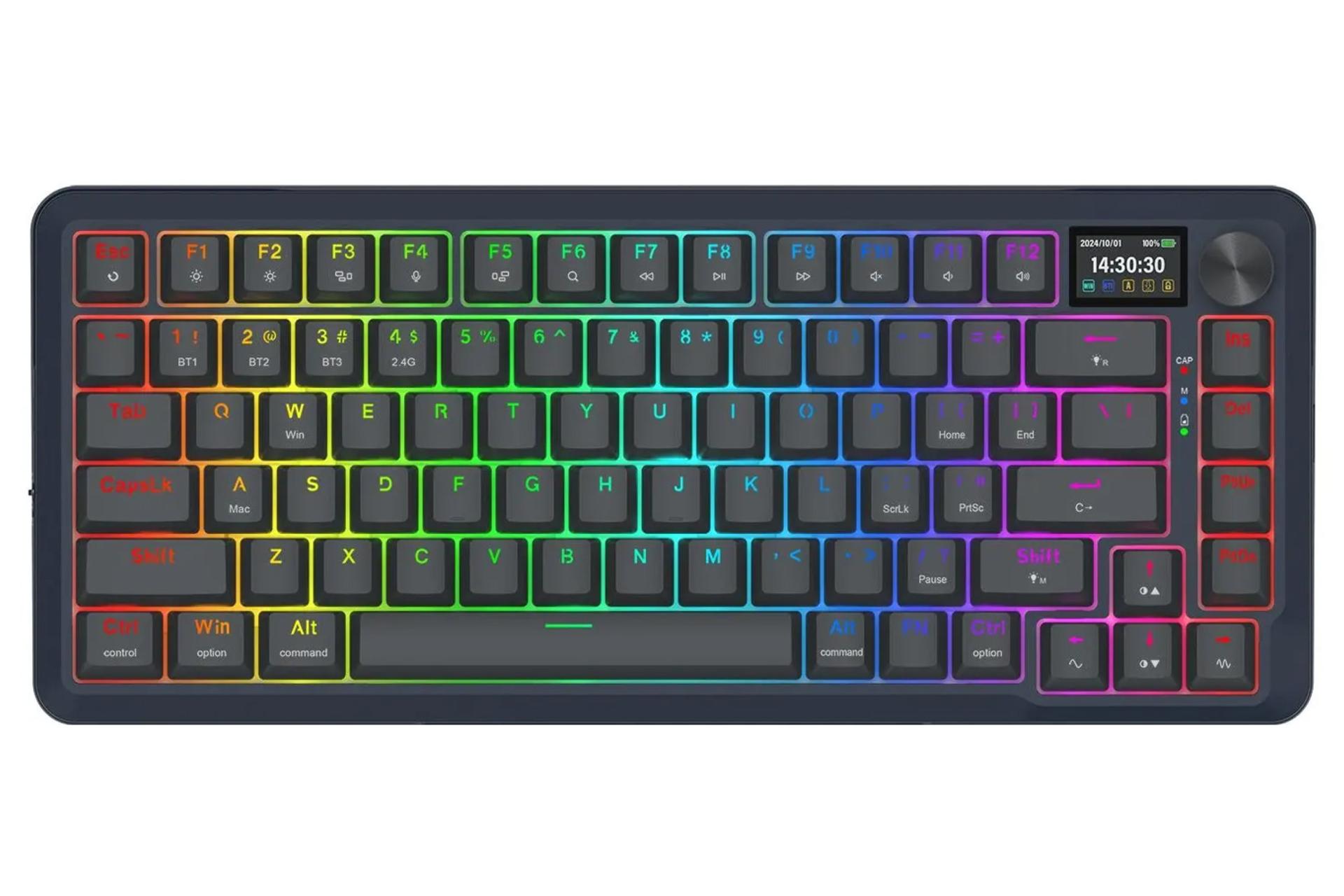 کیبورد ردراگون Flekact K708 Pro نمای بالا