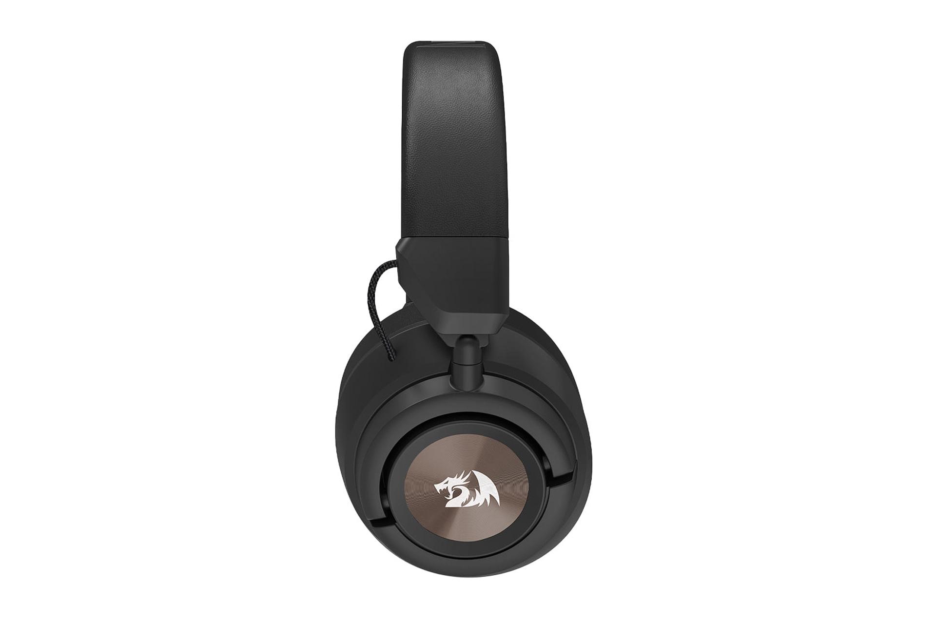 هدست گیمینگ ردراگون Redragon H889 SPECTRA PRO مشکی از نمای کناری