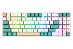 نمای بالا و دکمه های کیبورد ردراگون K643WGC-RGB-PRO
