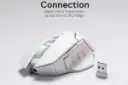 نمای جلوی ماوس ردراگون Redragon MIRAGE M690 PRO به همراه دانگل بی سیم