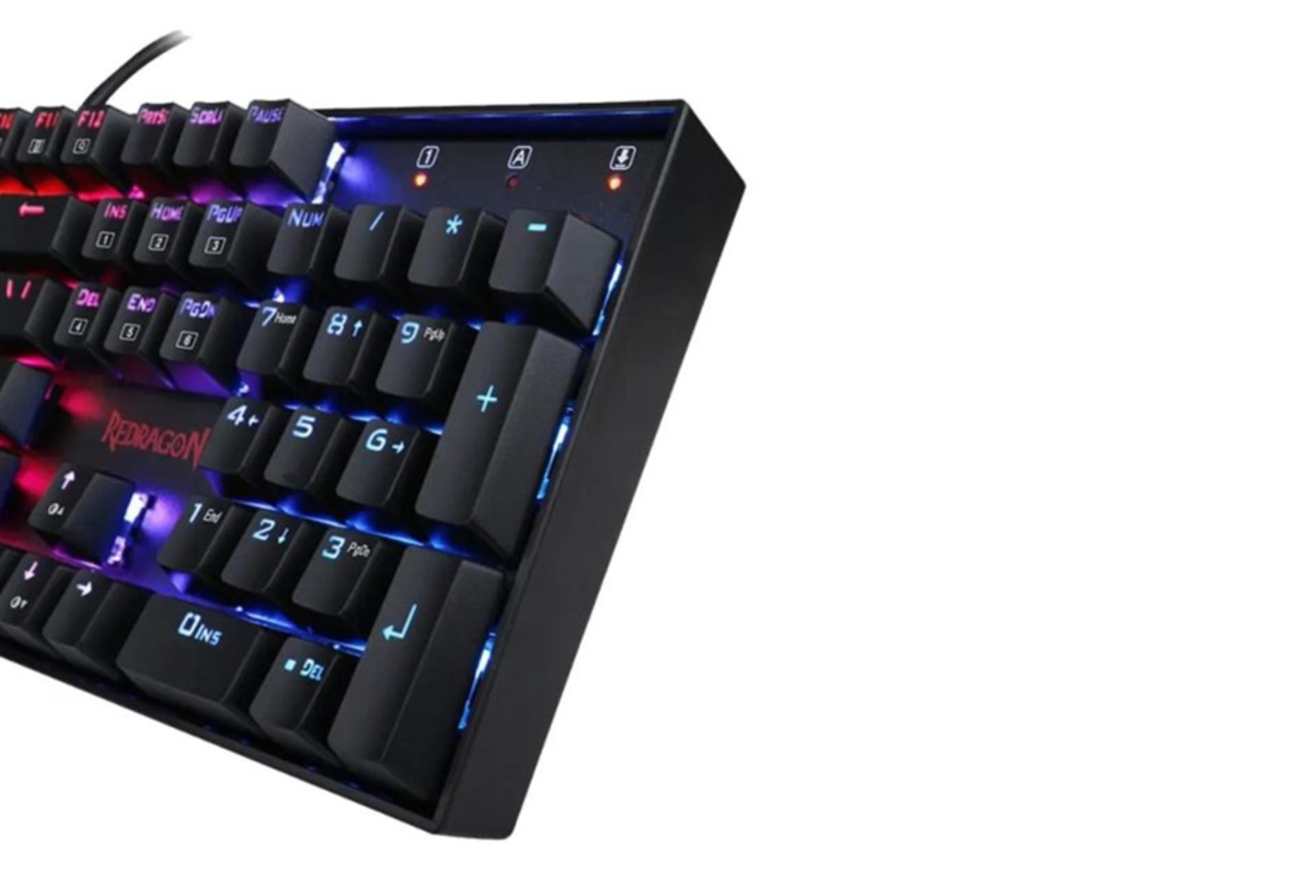 نمای کنار کیبورد ردراگون MITRA K551 V2 RGB