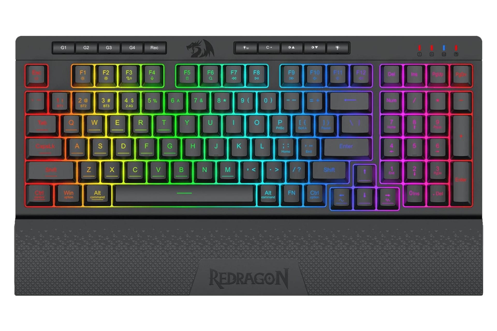 کیبورد ردراگون Redragon SHIVA K515 Tri-Mode