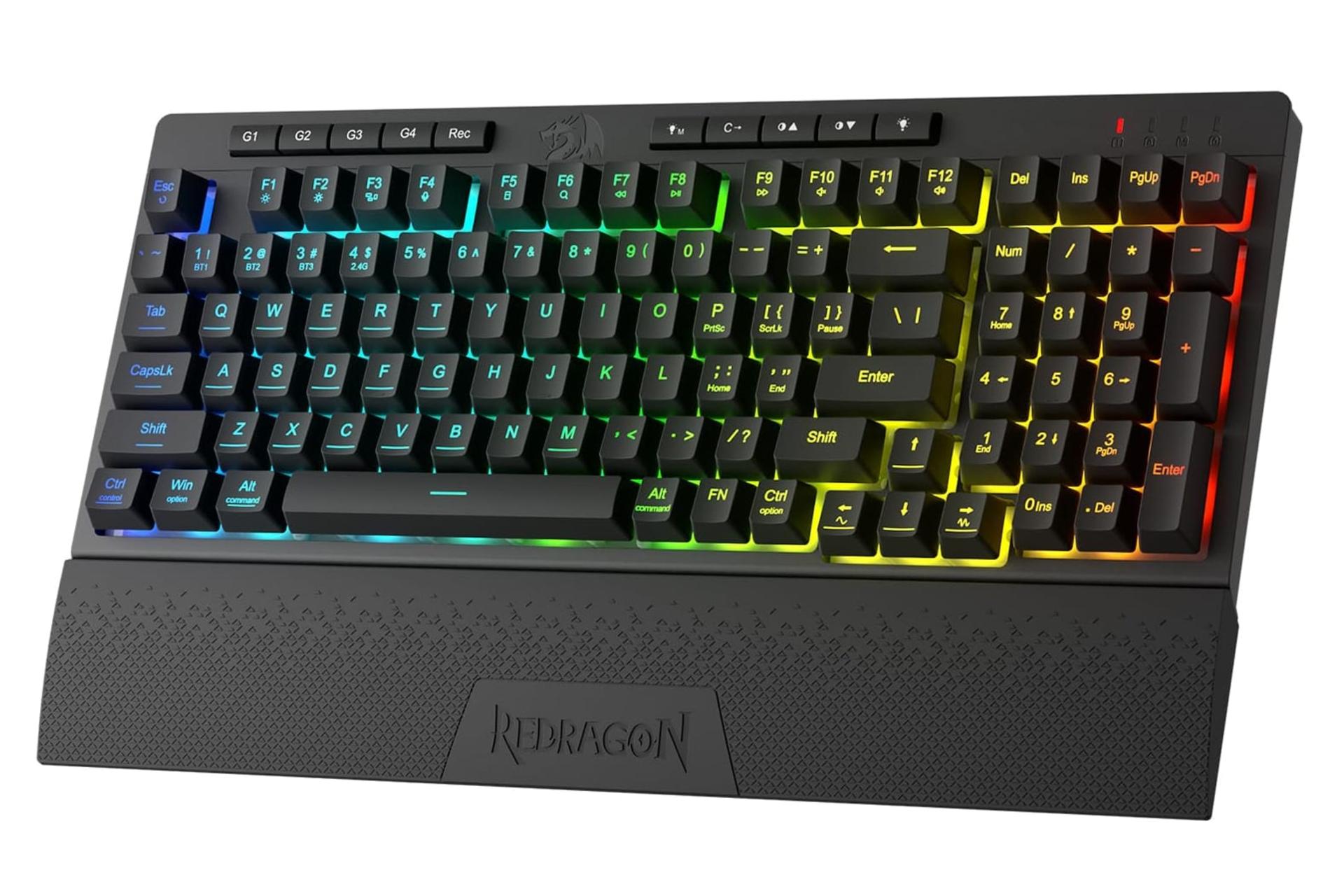 سمت راست کیبورد ردراگون Redragon SHIVA K515 Tri-Mode