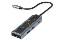 هاب USB هاب USB-C ردراگون 4 پورت مدل UCA-4