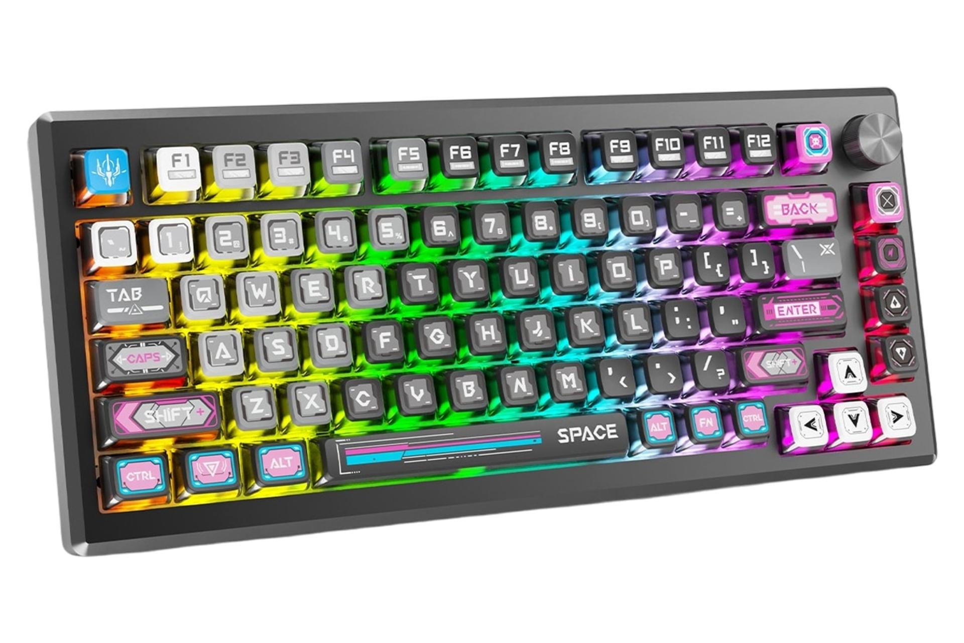 سمت چپ کیبورد ردراگون Redragon URANUS PRO K732MC RGB