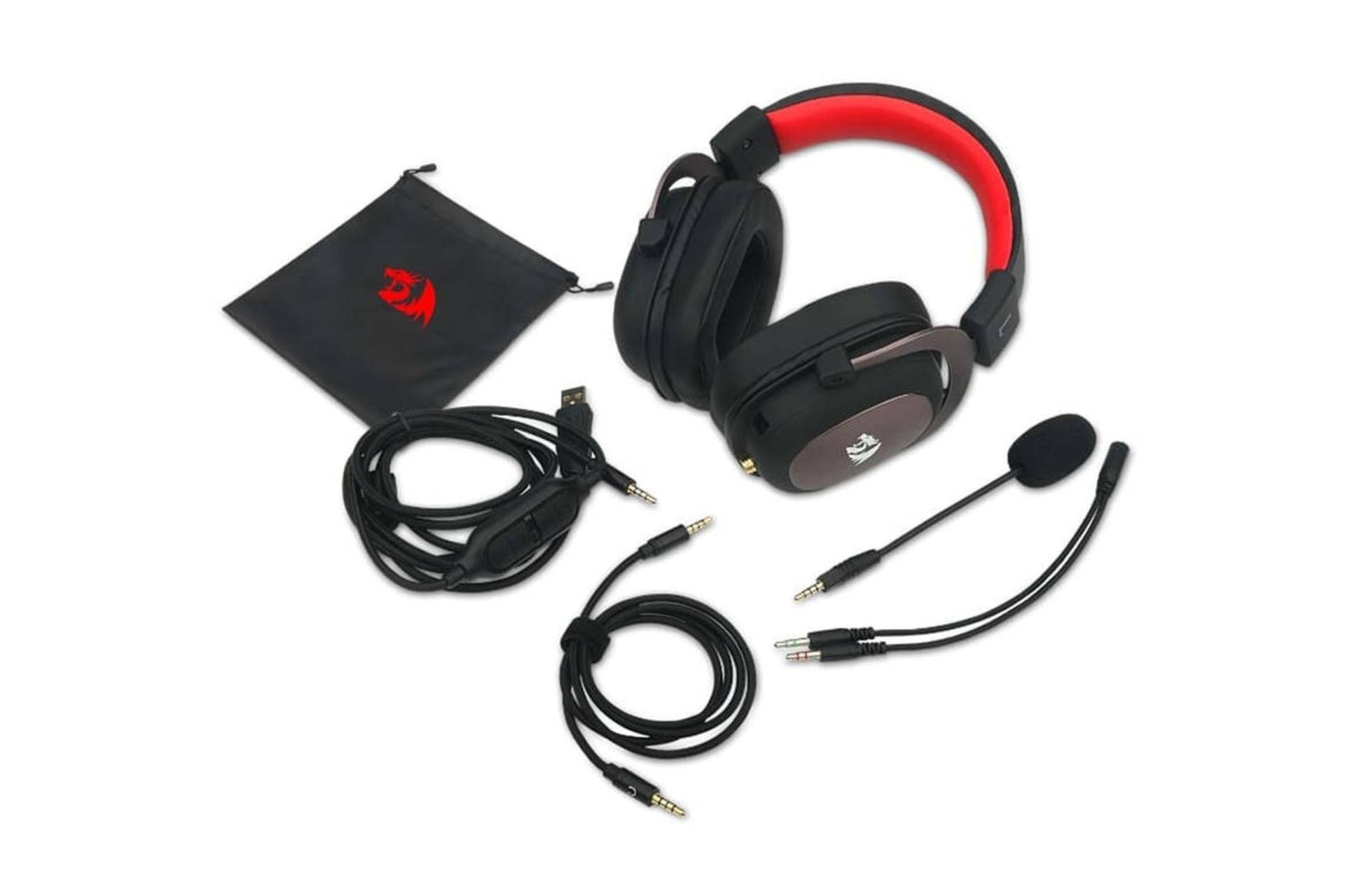 اقلام همراه هدست گیمینگ ردراگون Redragon Zeus 2 مشکی